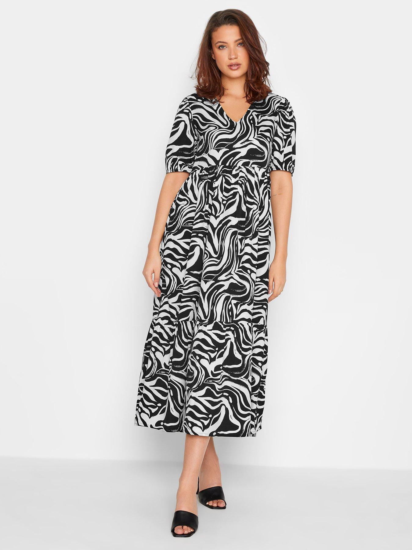 long-tall-sally-tall-marble-print-tiered-midi-dress-black