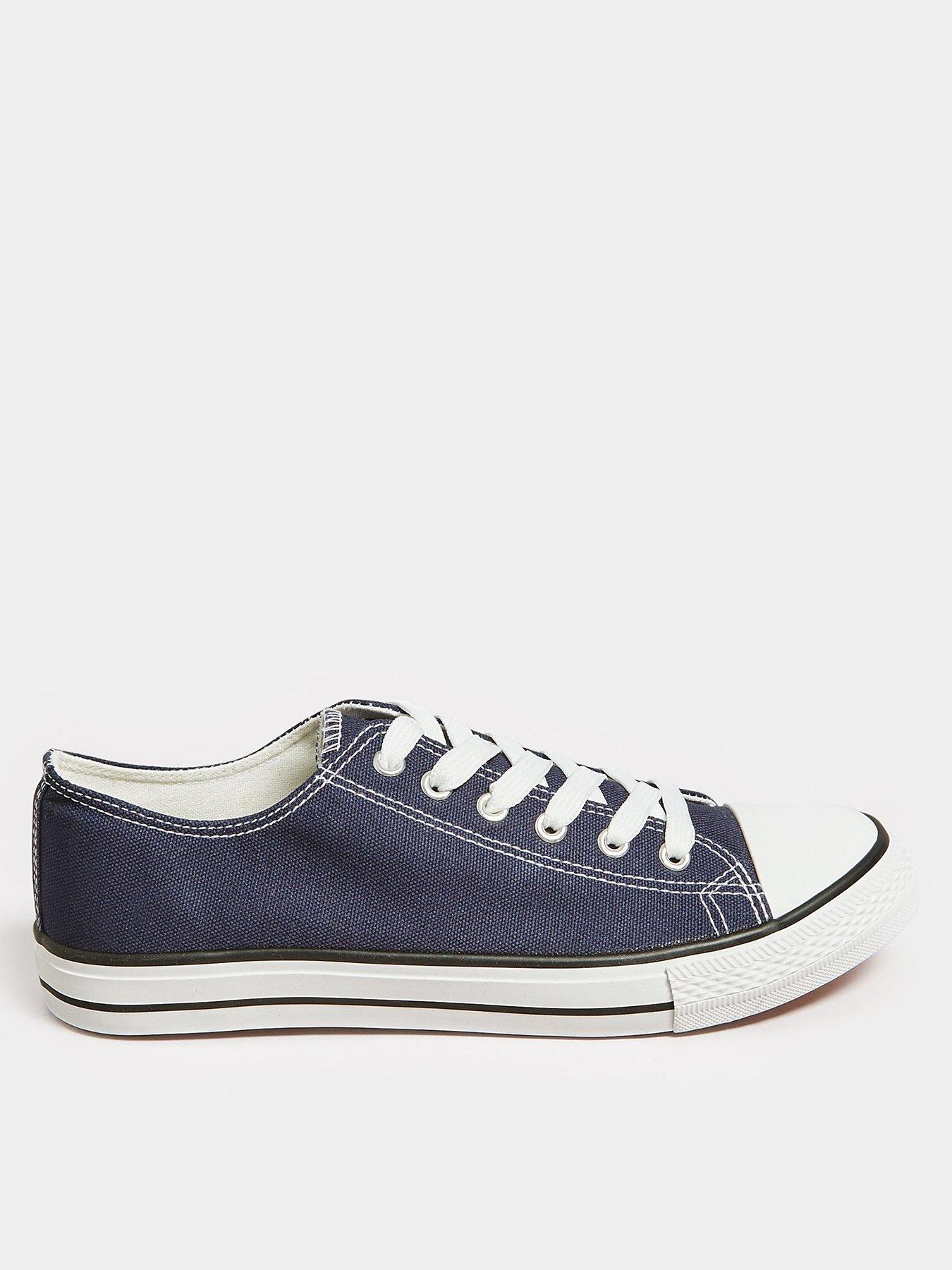 long-tall-sally-long-tall-sally-canvas-low-trainer-navy