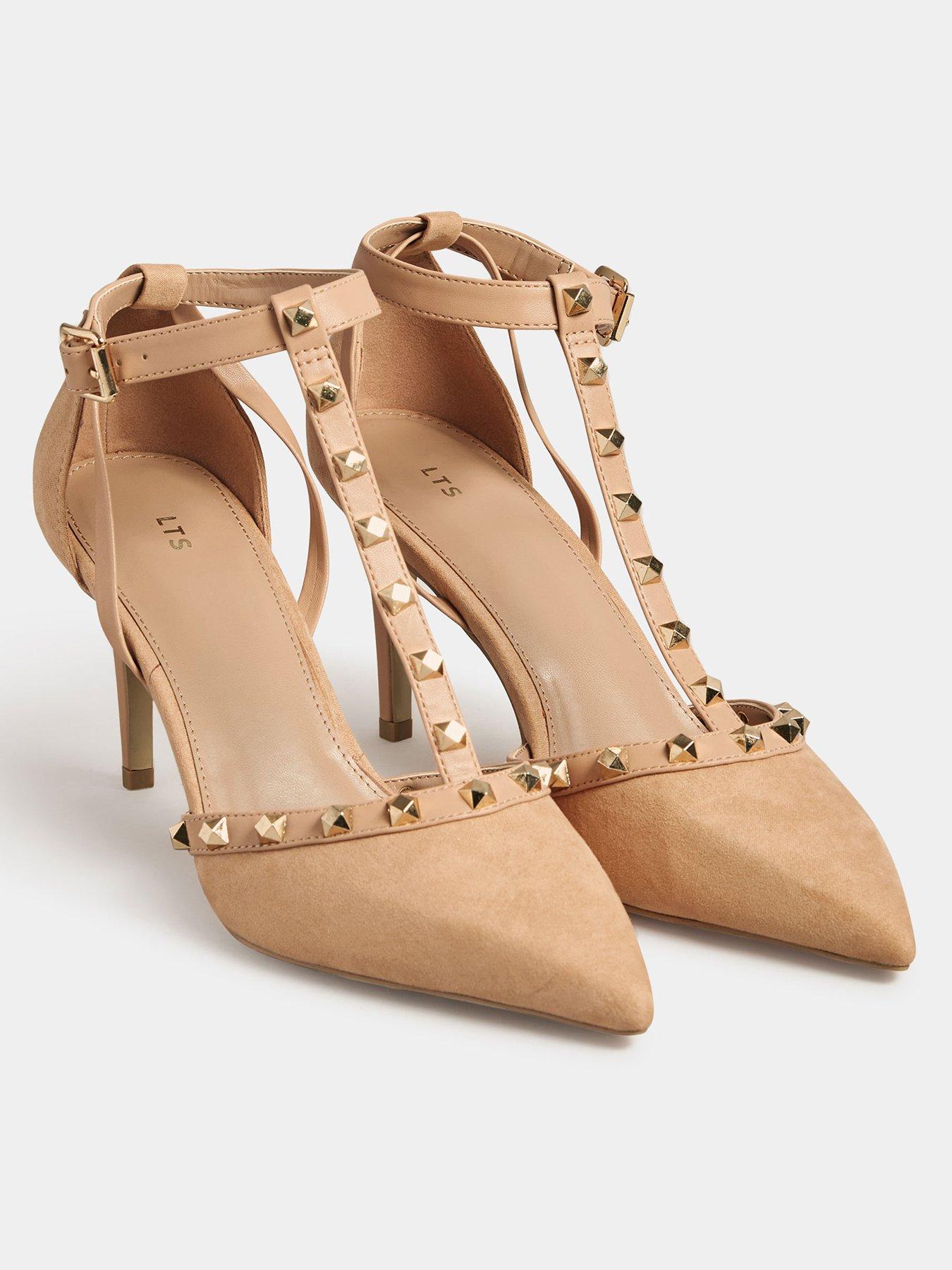 long-tall-sally-long-tall-sally-t-bar-studded-court-nude