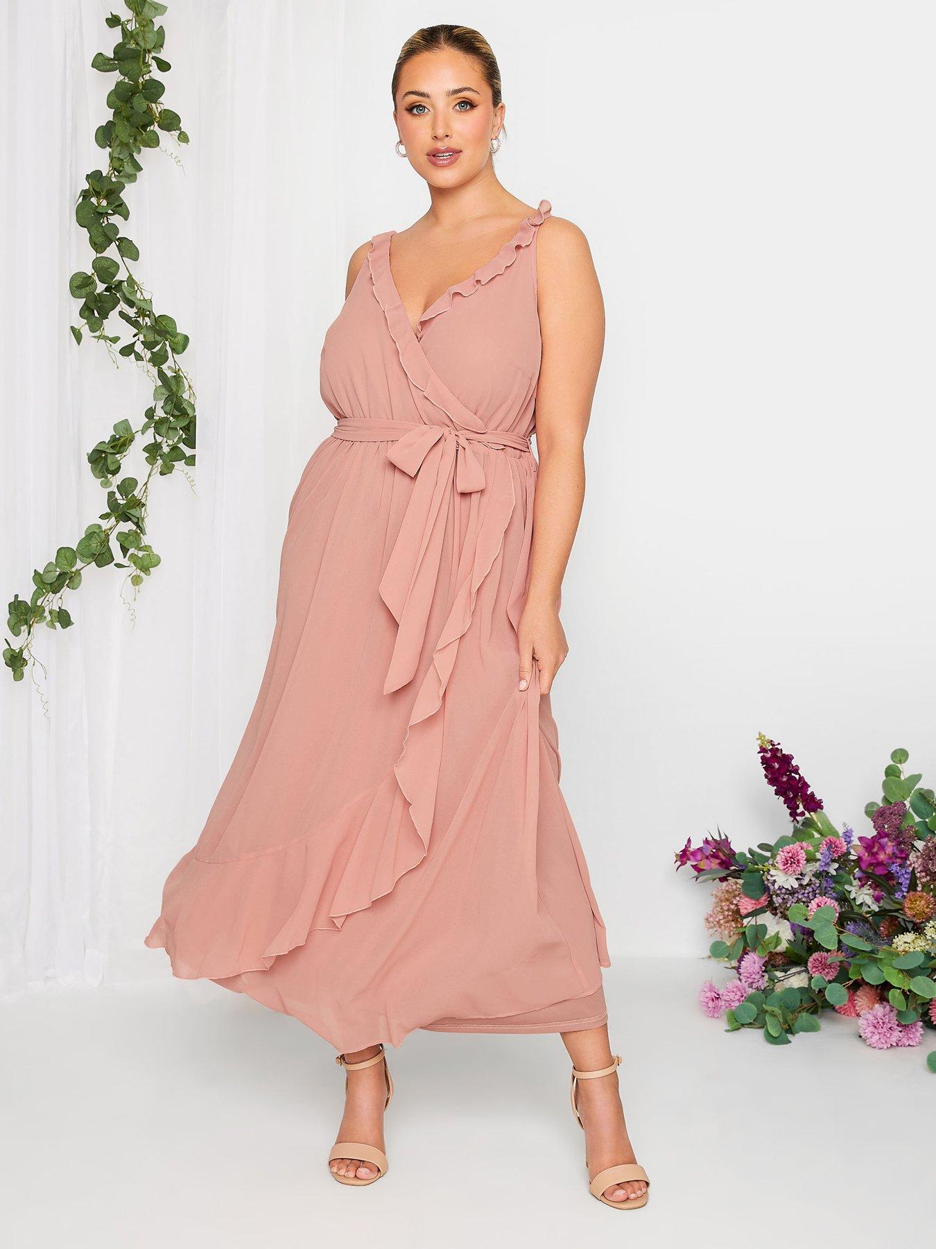 yours-curve-occasion-ruffle-wrap-maxi-dress-pinkfront