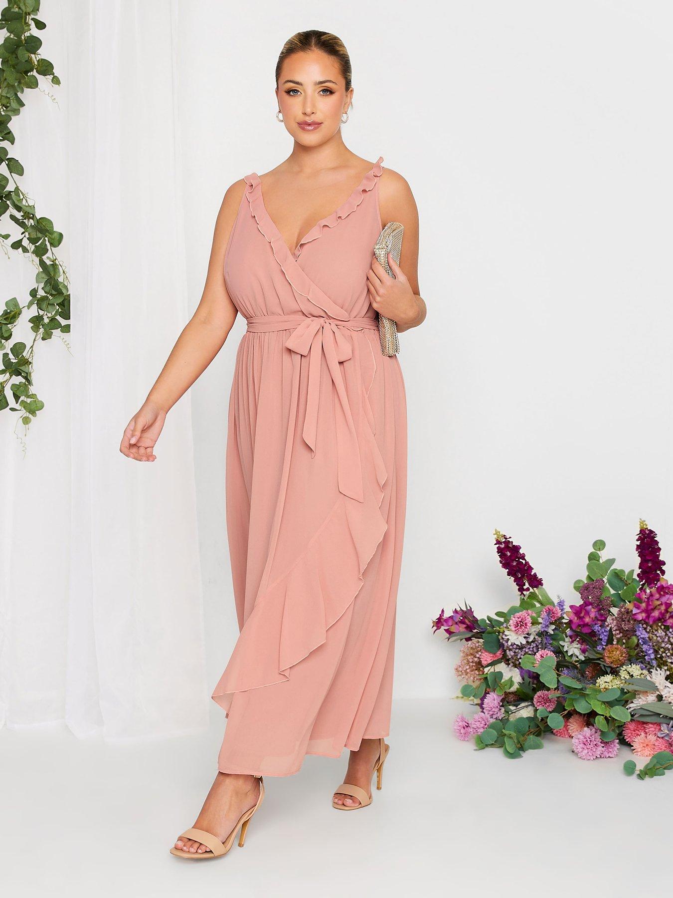 yours-curve-occasion-ruffle-wrap-maxi-dress-pinkback