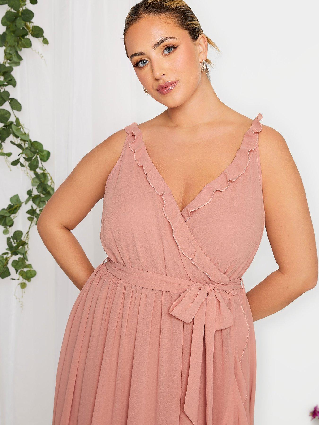 yours-curve-occasion-ruffle-wrap-maxi-dress-pinkoutfit