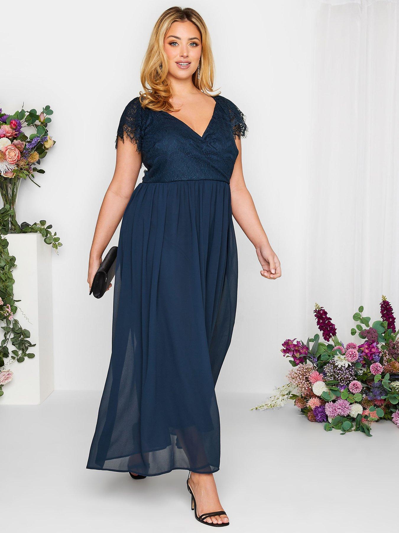 Yours Yours Curve Occasion Wrap Maxi Dress | Ireland