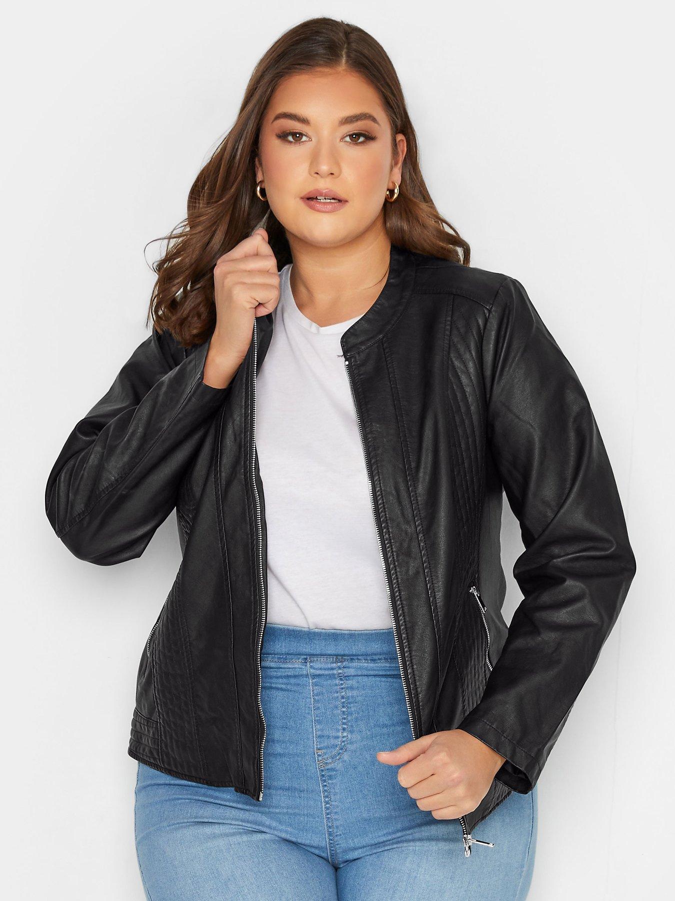 yours-pu-jacket-black