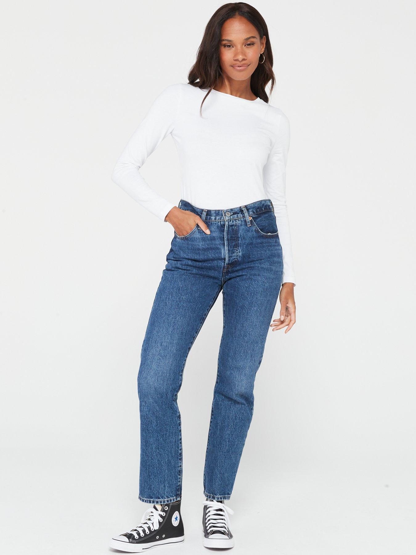 Image 6 of 7 of V by Very 2 Pack Long Sleeve Stretch&nbsp;Top- Black/White