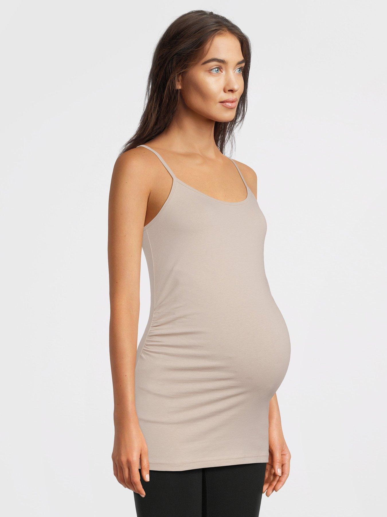 Image 2 of 6 of The Very Collection 3 Pack Maternity Cami - Multi