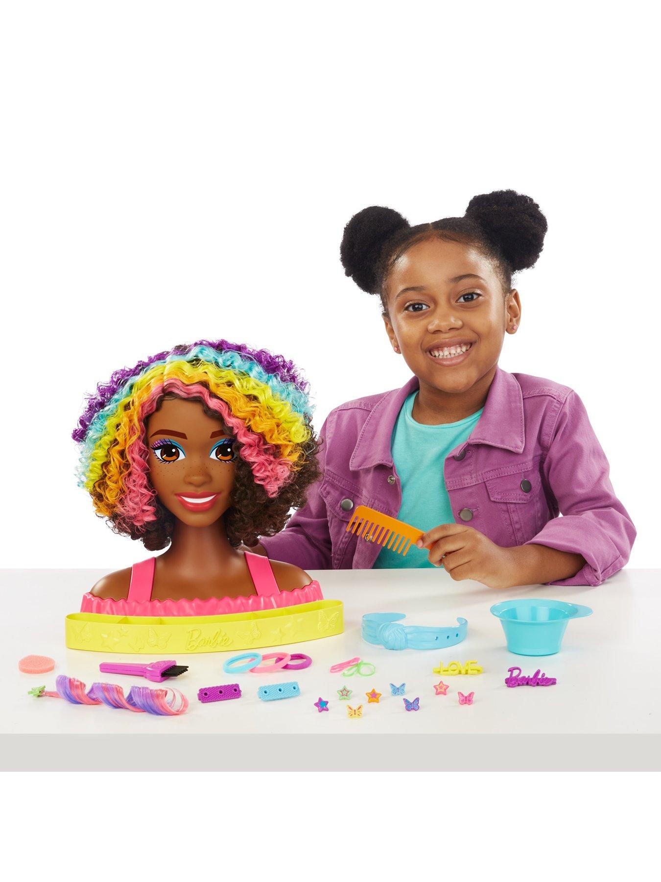Barbie afro styling head sale