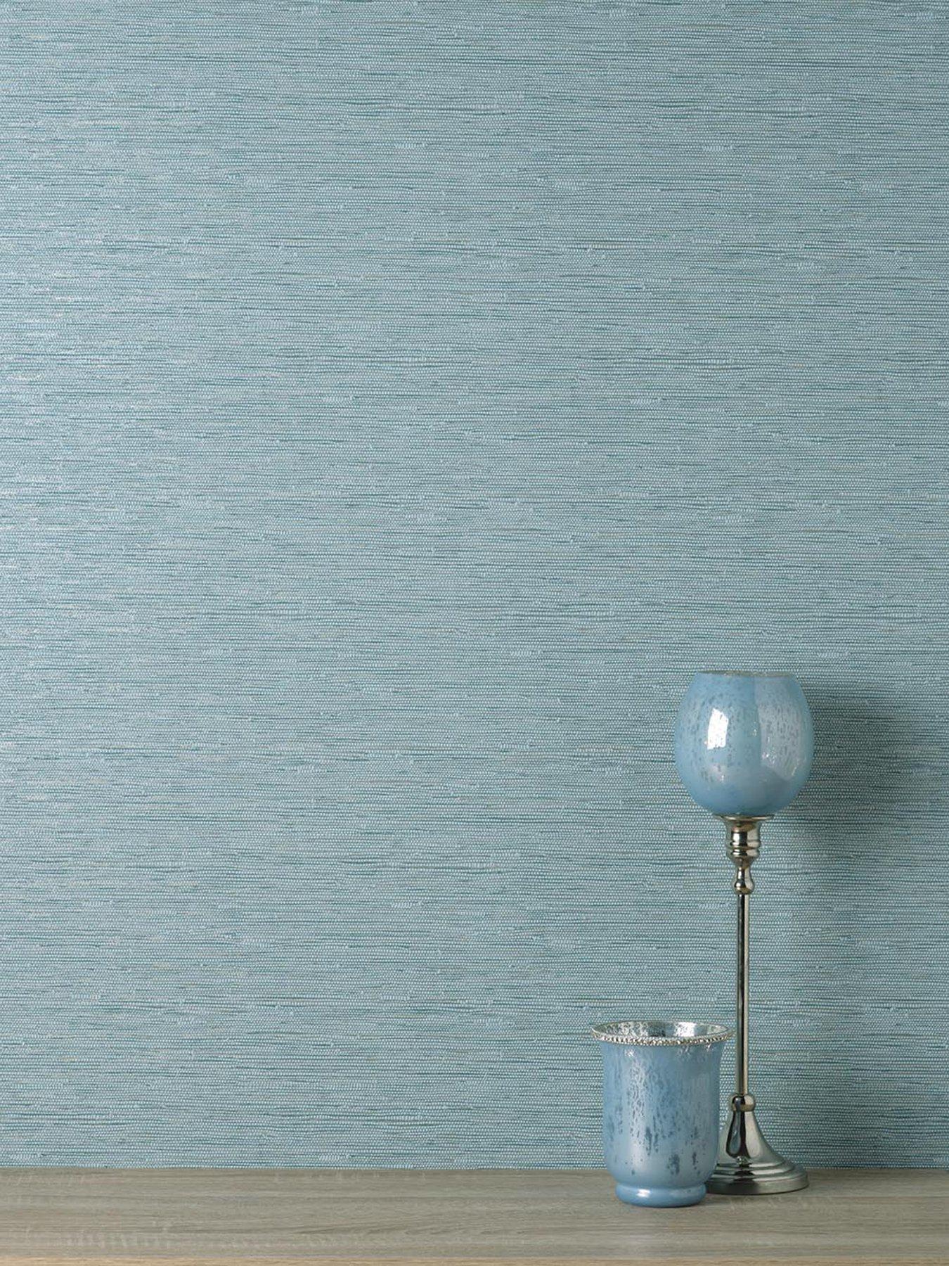 fine-decor-miya-grasscloth-wallpaper-in-teal