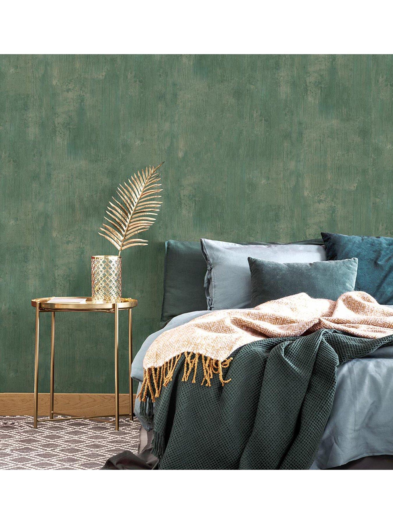 vymura-romana-plain-wallpaper-in-emeralddetail