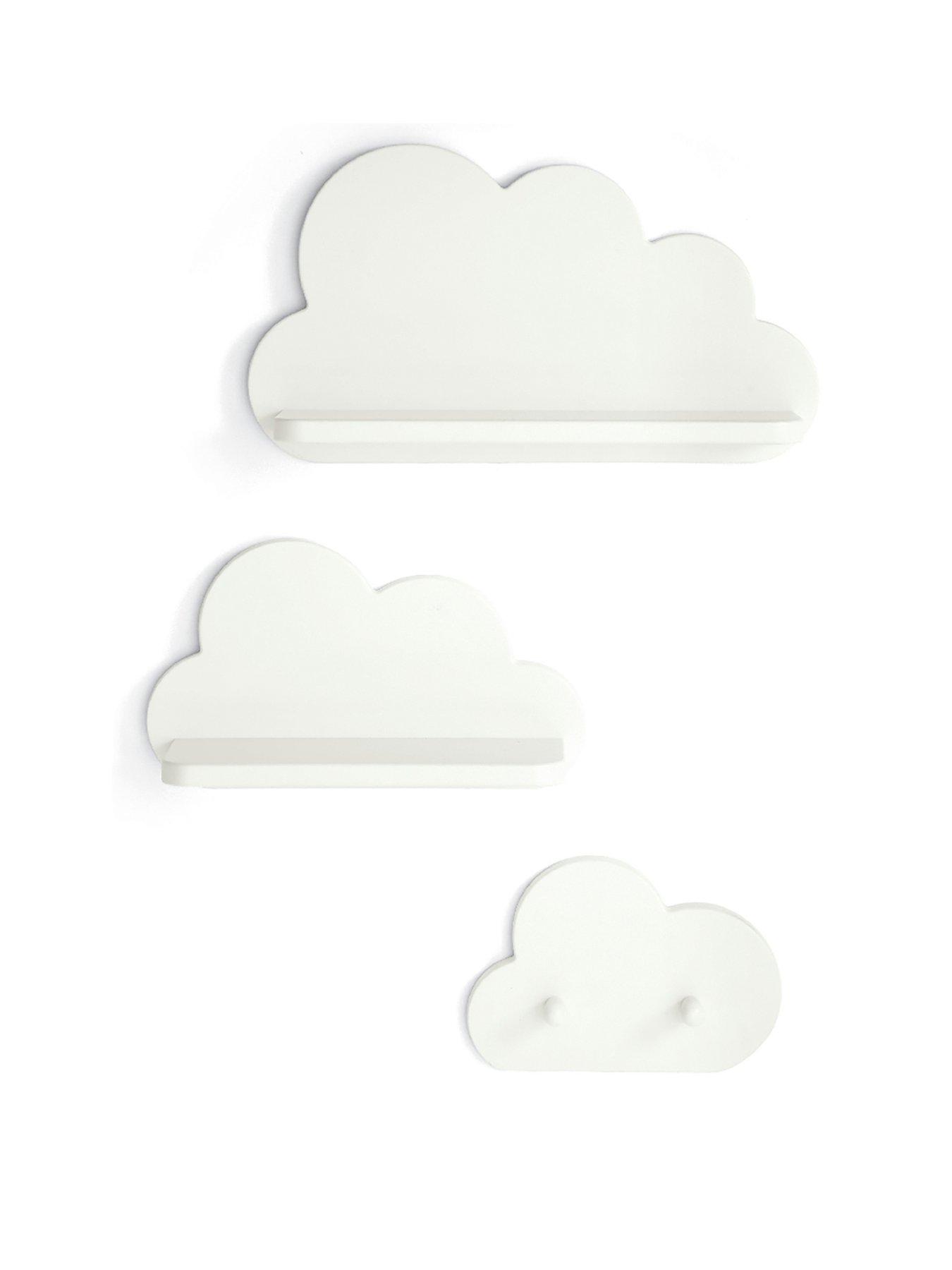 Image 1 of 1 of Mamas & Papas Cloud Shelves - White