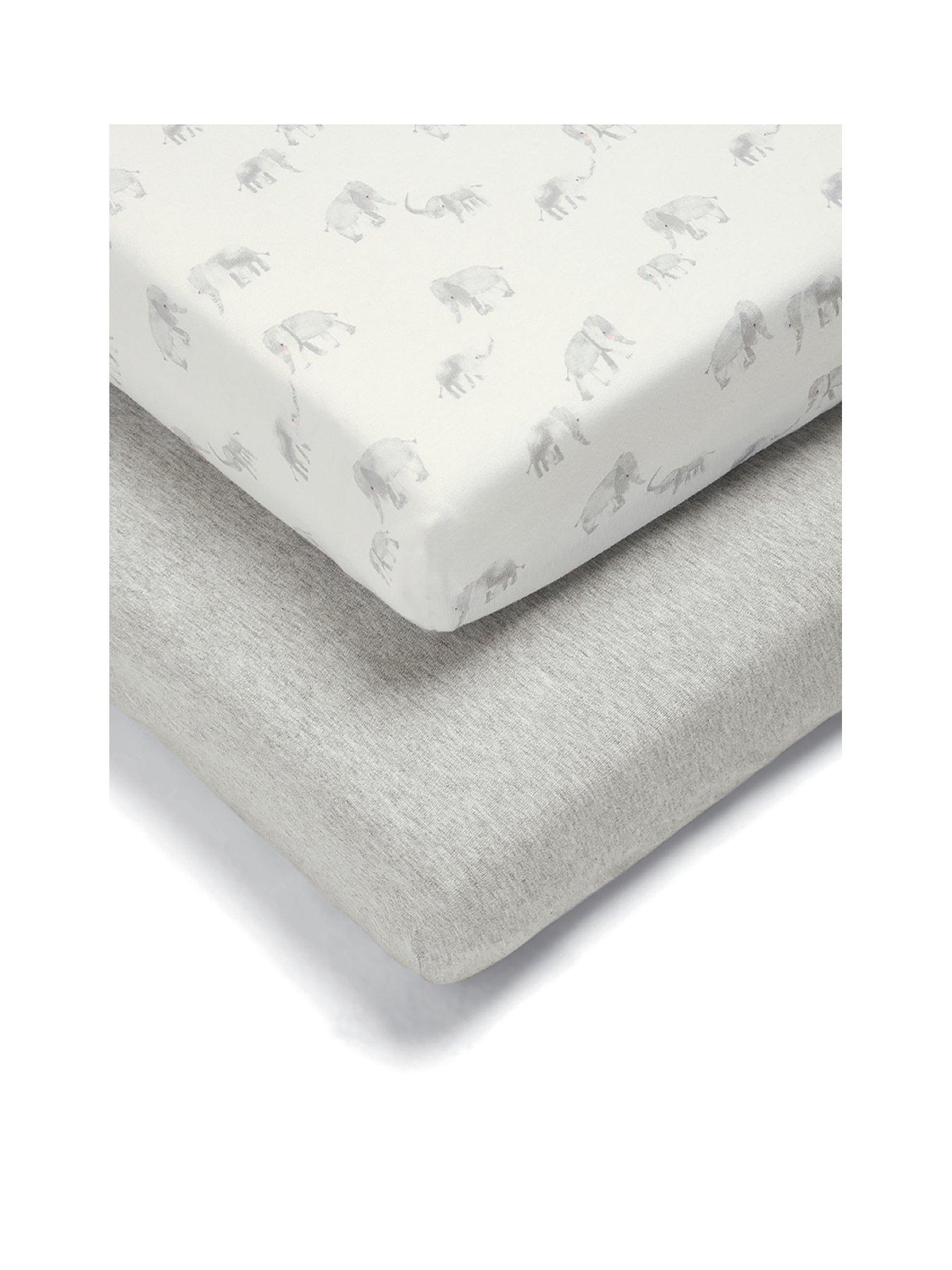 mamas-papas-2-cotbed-fitted-sheets-elephant-whitestillFront