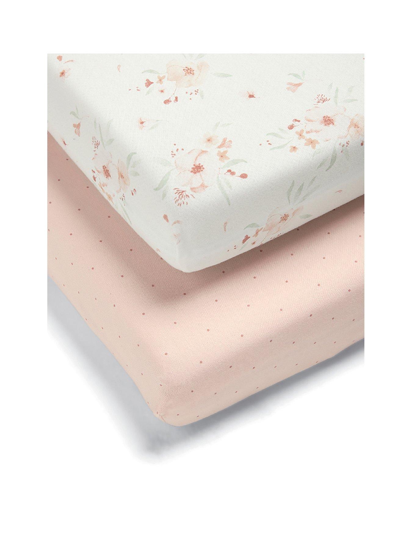 mamas-papas-2-cotbed-fitted-sheets-floralfront