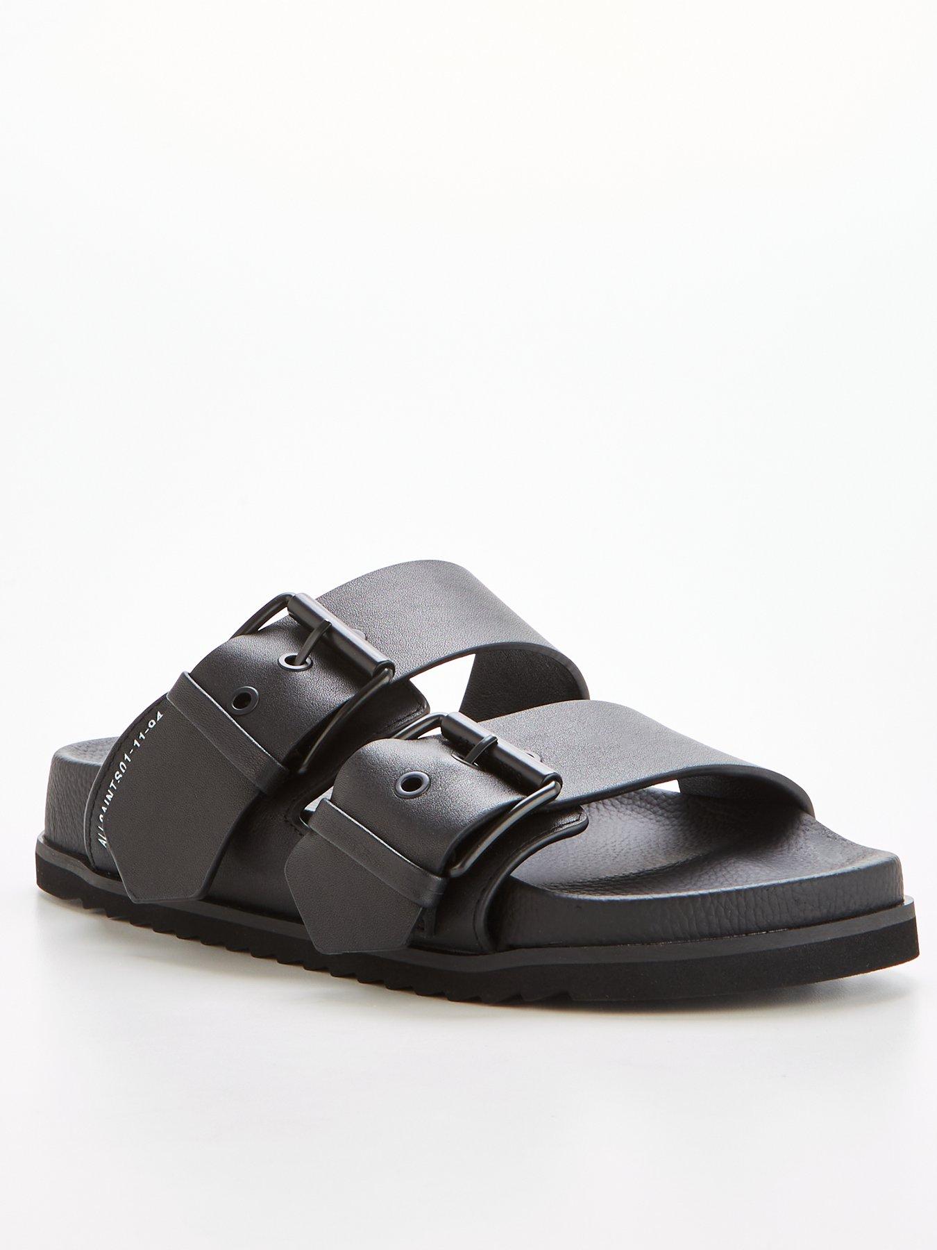 Image 2 of 4 of AllSaints Sian Sandals - Black