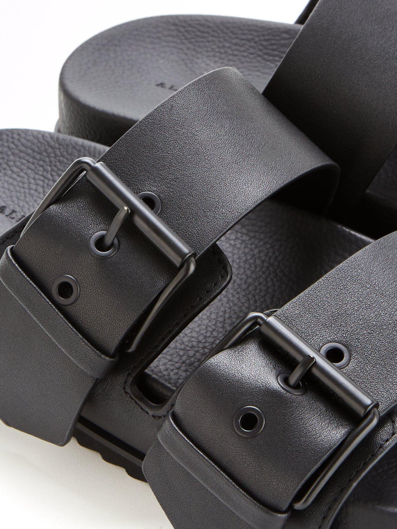 Image 4 of 4 of AllSaints Sian Sandals - Black
