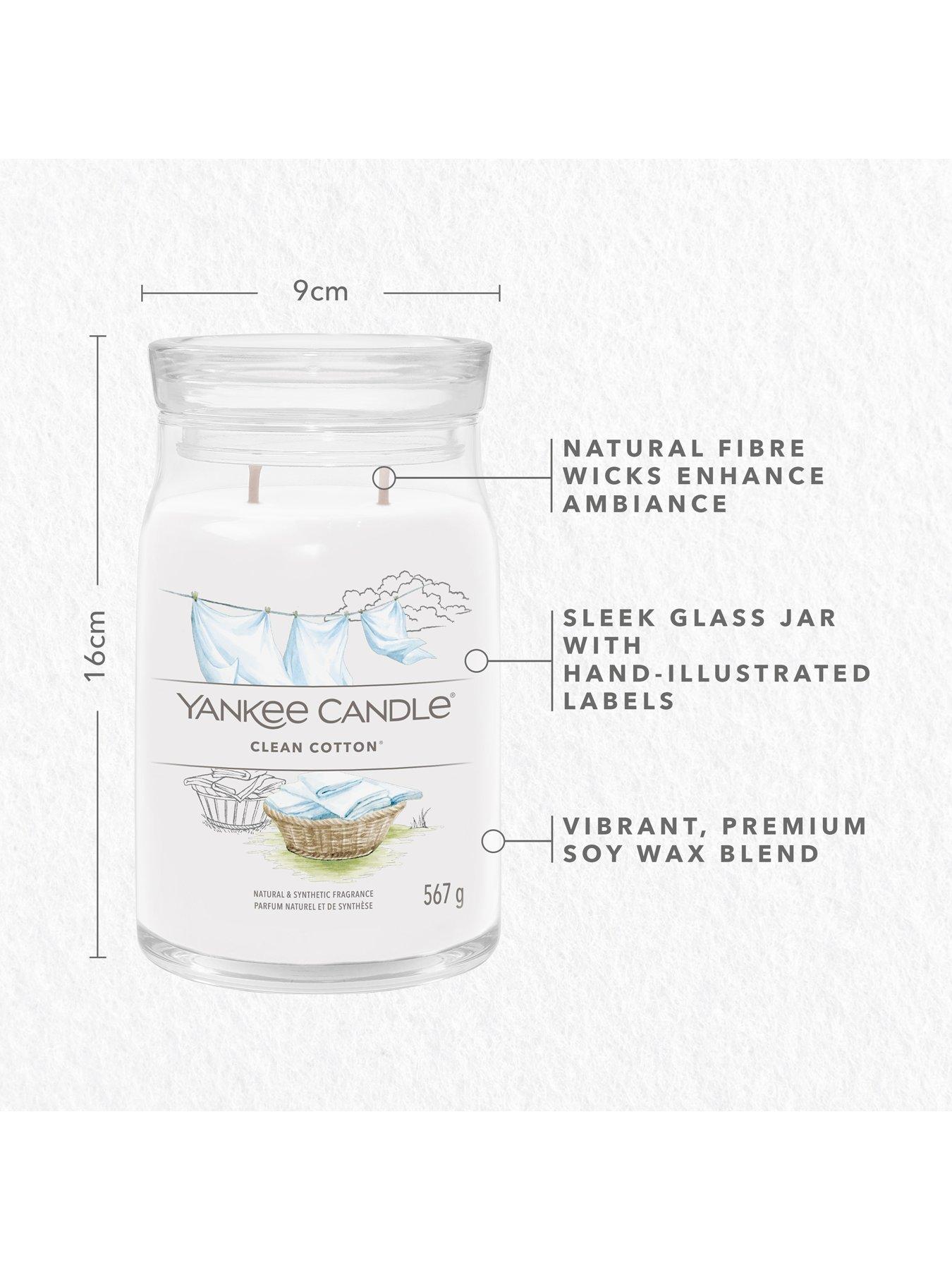 Image 5 of 6 of Yankee Candle Signature Collection Large Jar Candle &ndash; Clean Cotton