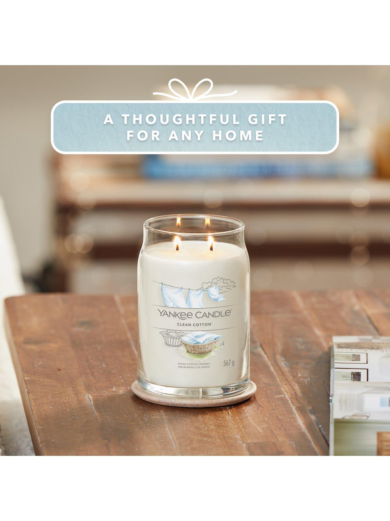 Image 6 of 6 of Yankee Candle Signature Collection Large Jar Candle &ndash; Clean Cotton