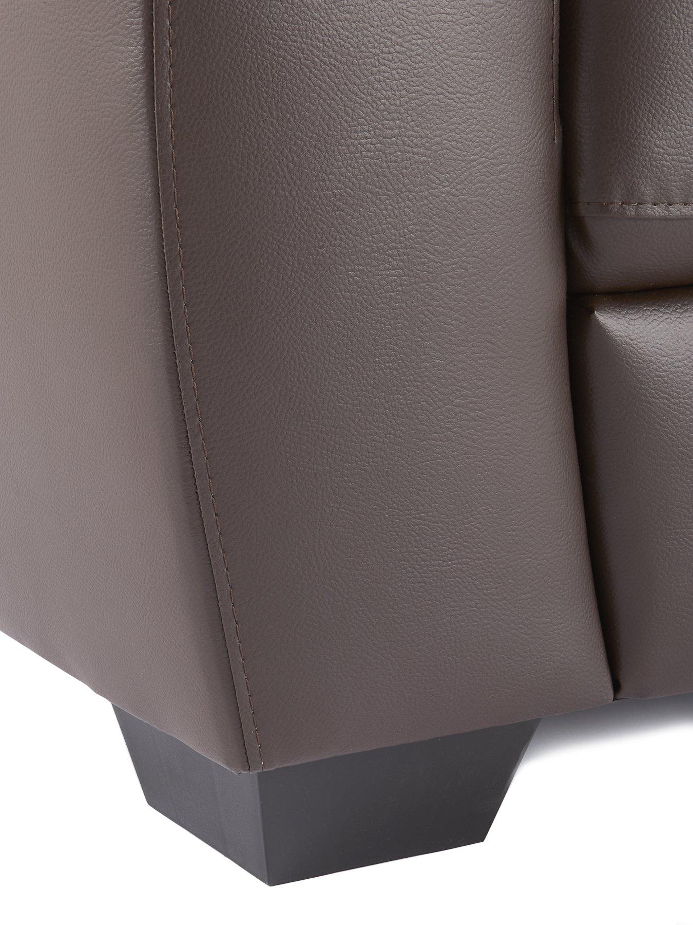 Image 5 of 6 of The Very Collection Verona&nbsp;Faux Leather 3 Seater Sofa&nbsp;- FSC&reg; Certified