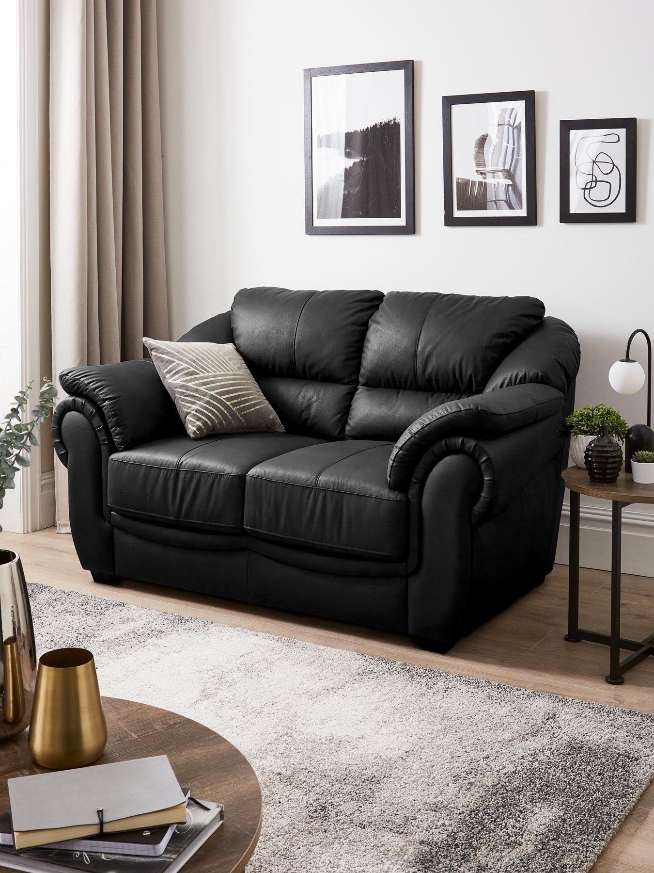 Very Home Naples Italian Leather 2 Seater Sofa