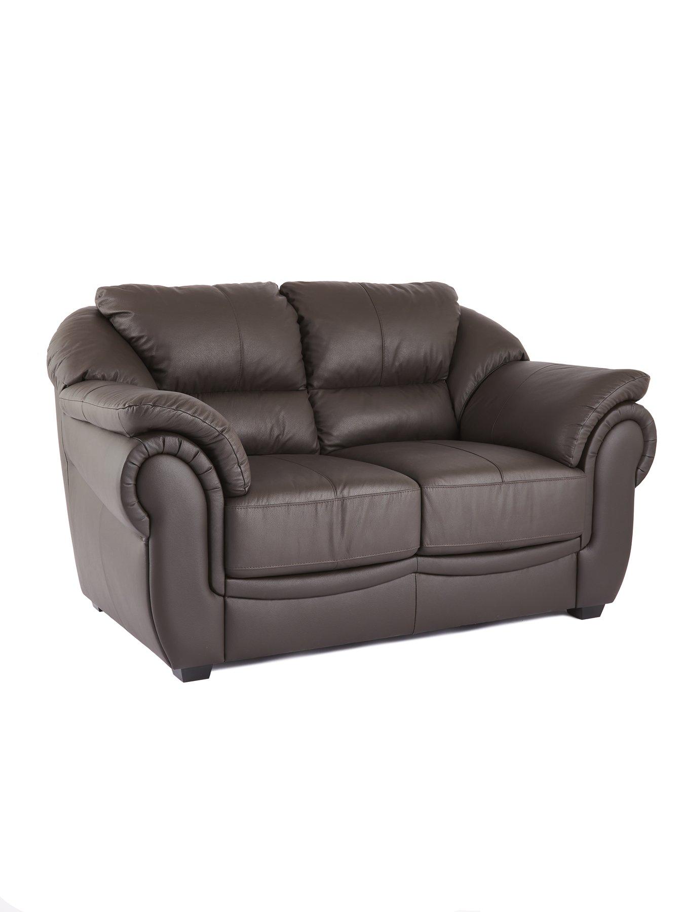 Image 3 of 5 of The Very Collection Naples Italian Leather 2 Seater Sofa