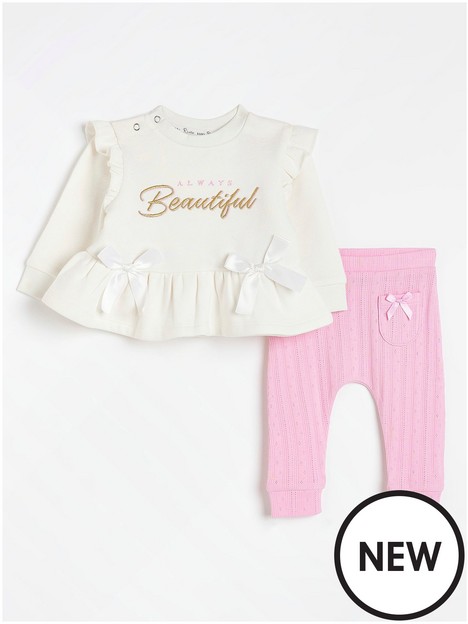 river-island-baby-baby-girls-bow-sweatshirt-outfit-pink