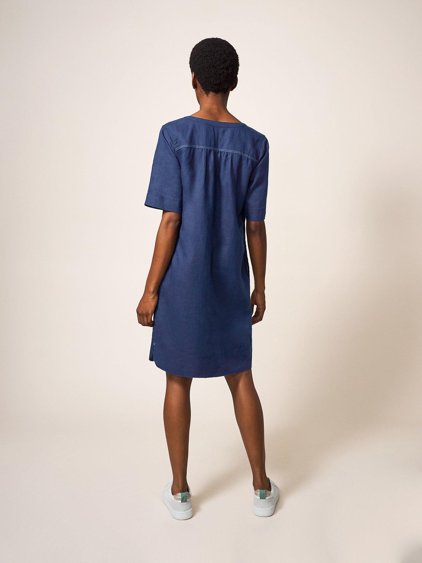 Pale blue best sale shift dress