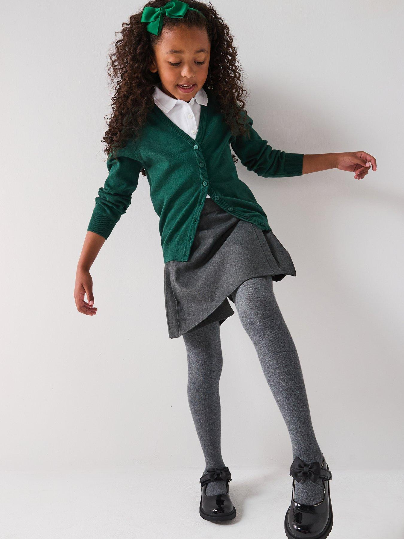 Image 1 of 6 of The Very Collection Girls Woven Skort - Grey