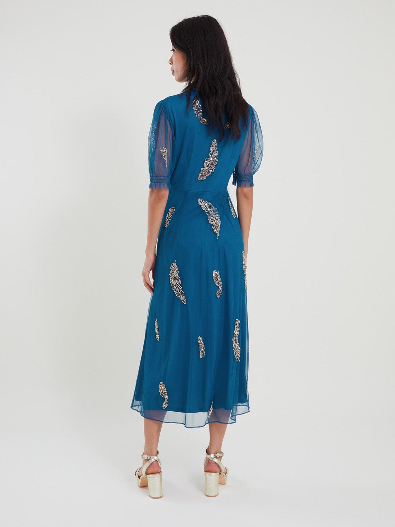 Tanya shooting star midi dress sale