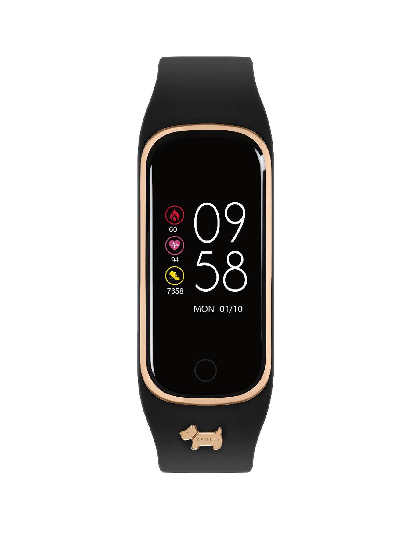 Radley Ladies Series 8 Black Silicone Strap Watch