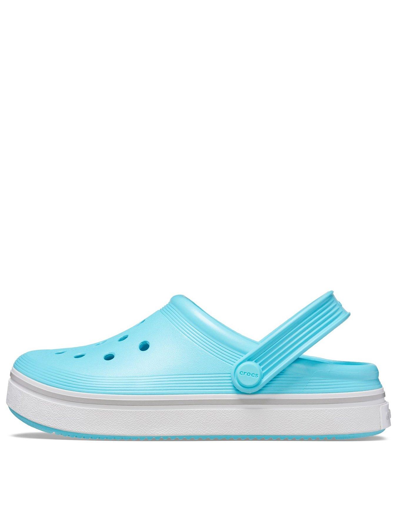 Light teal online crocs