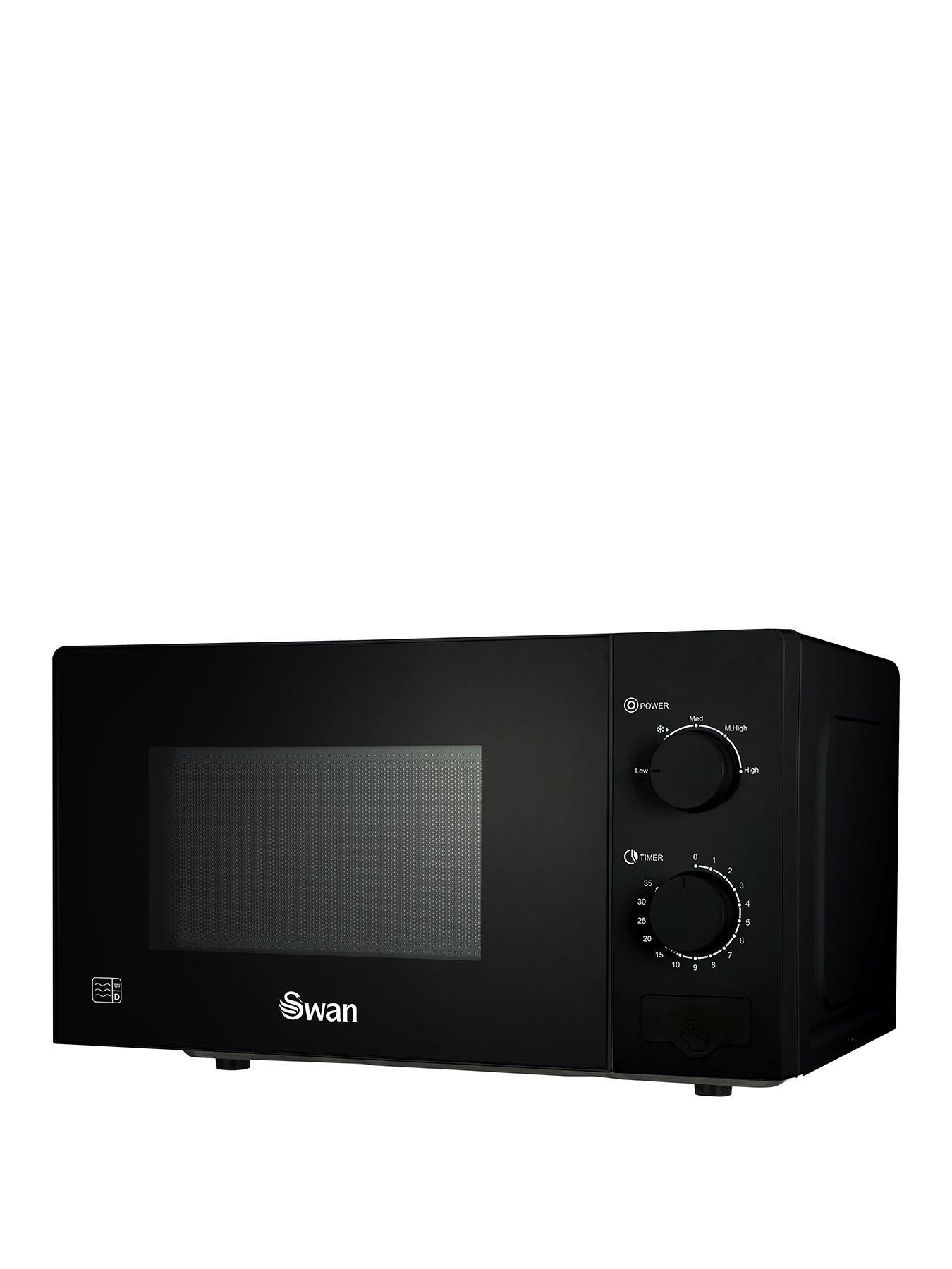 Image 1 of 6 of Swan 20L 700W Manual Microwave&nbsp;- Black