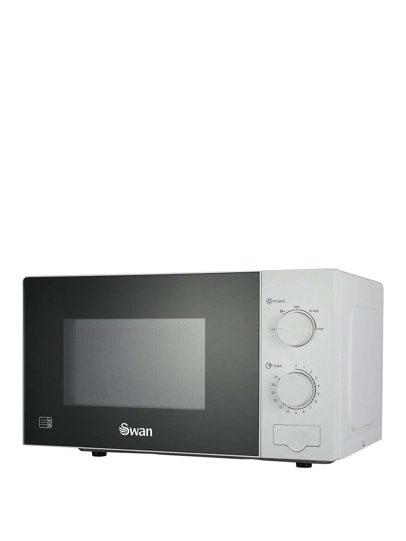 Image 1 of 6 of Swan 20L 700W Manual Microwave&nbsp;- White
