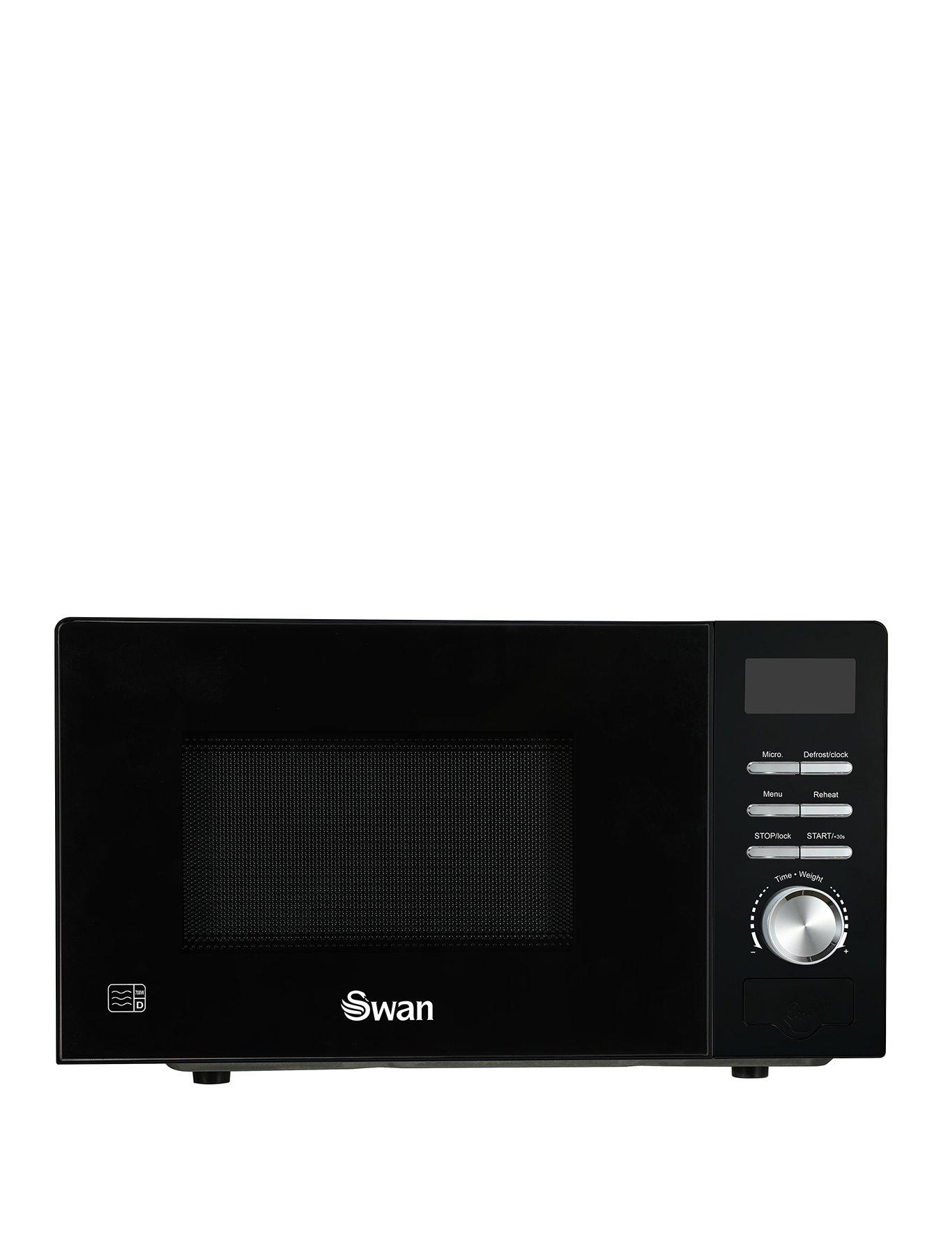 Image 1 of 6 of Swan 20L 700W Digital Microwave&nbsp;- Black