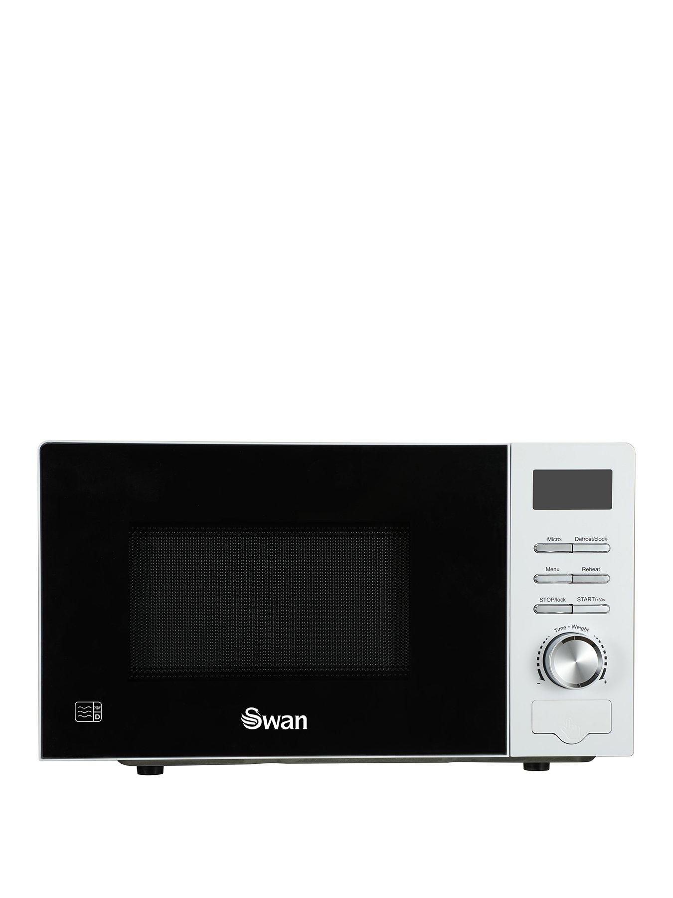Image 1 of 6 of Swan 20L 700W Digital Microwave&nbsp;- White