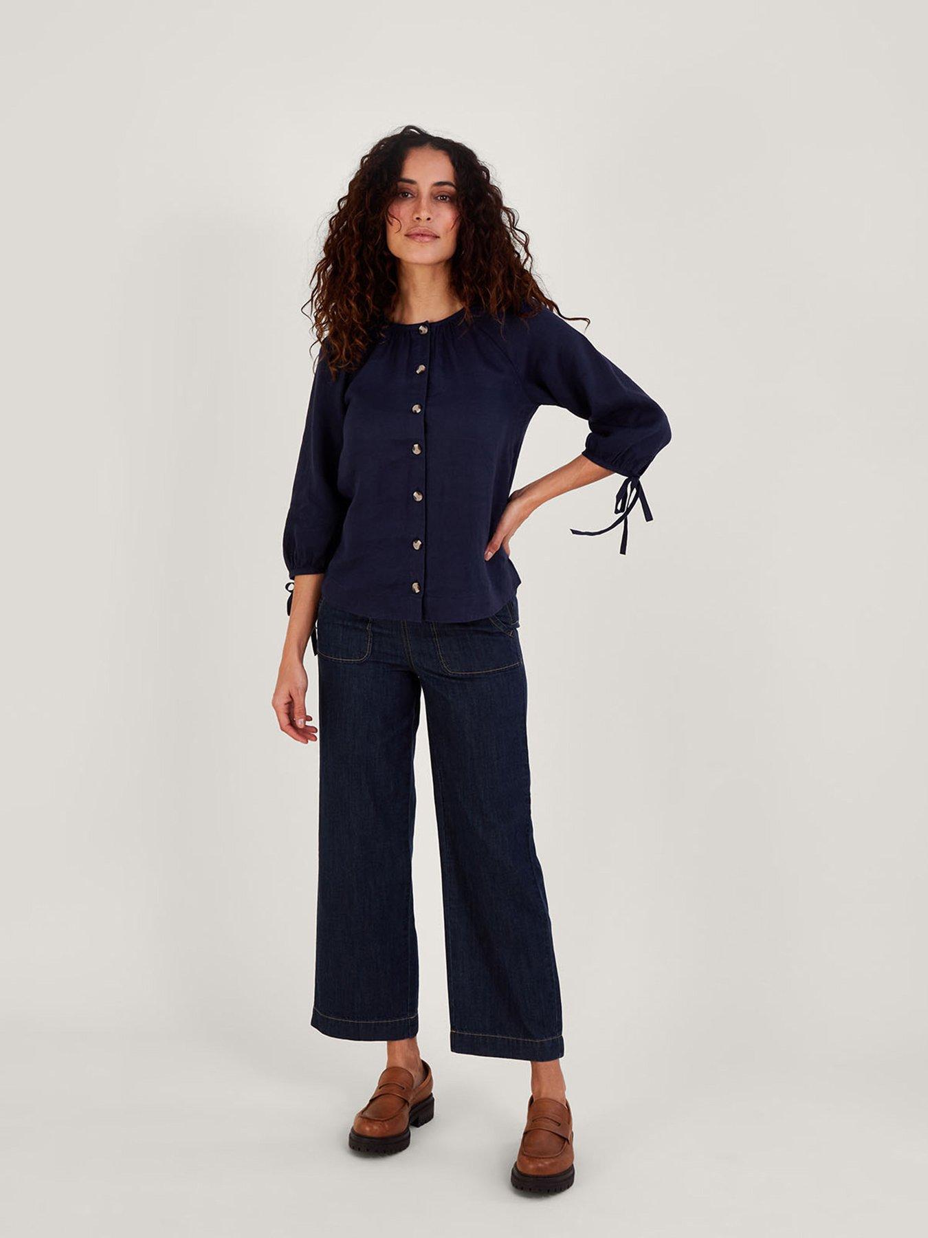 monsoon-linen-round-neck-button-thru-blouseback