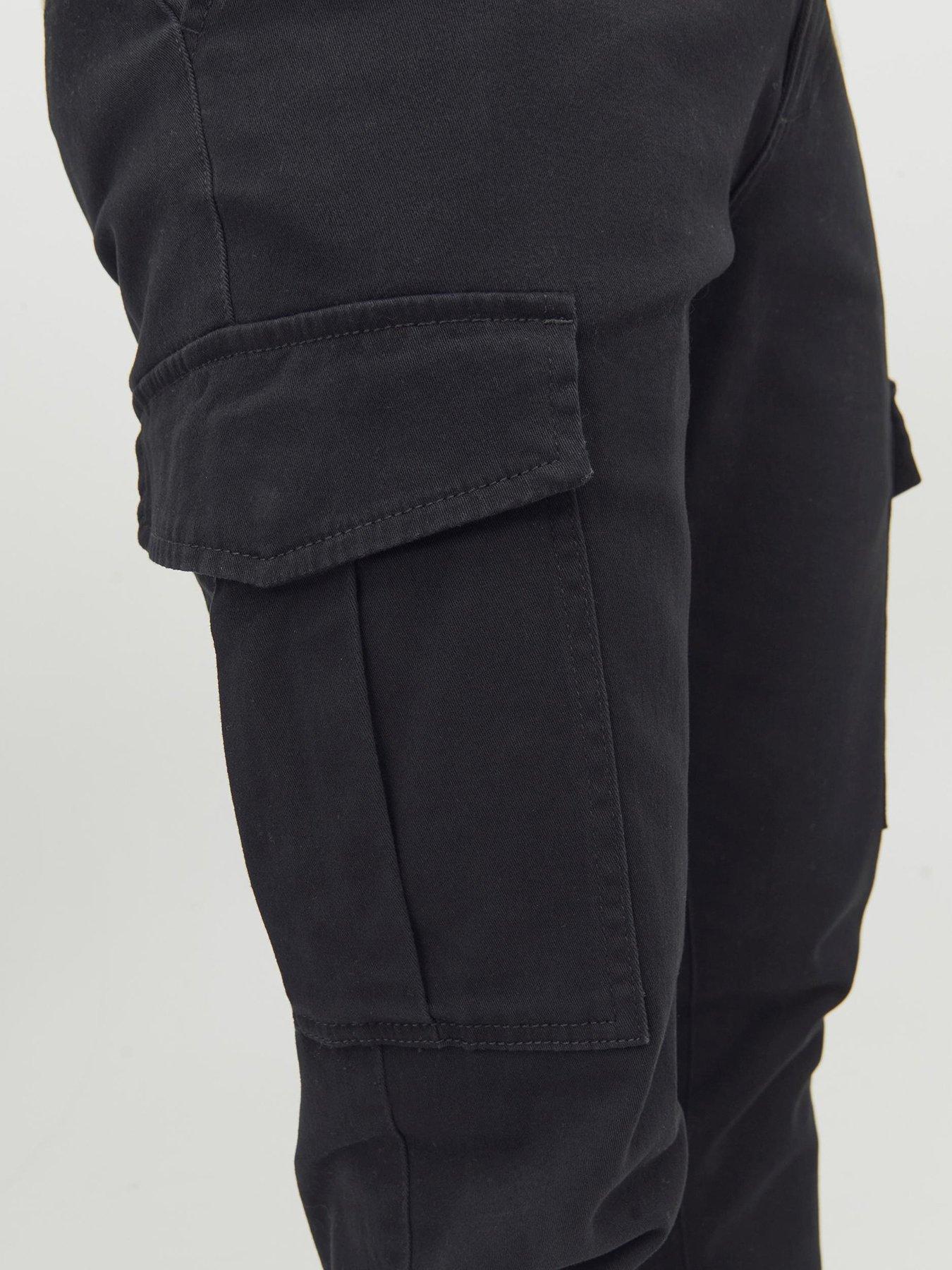 jack-jones-marco-joe-slim-fit-cuffed-cargo-pants-blackdetail