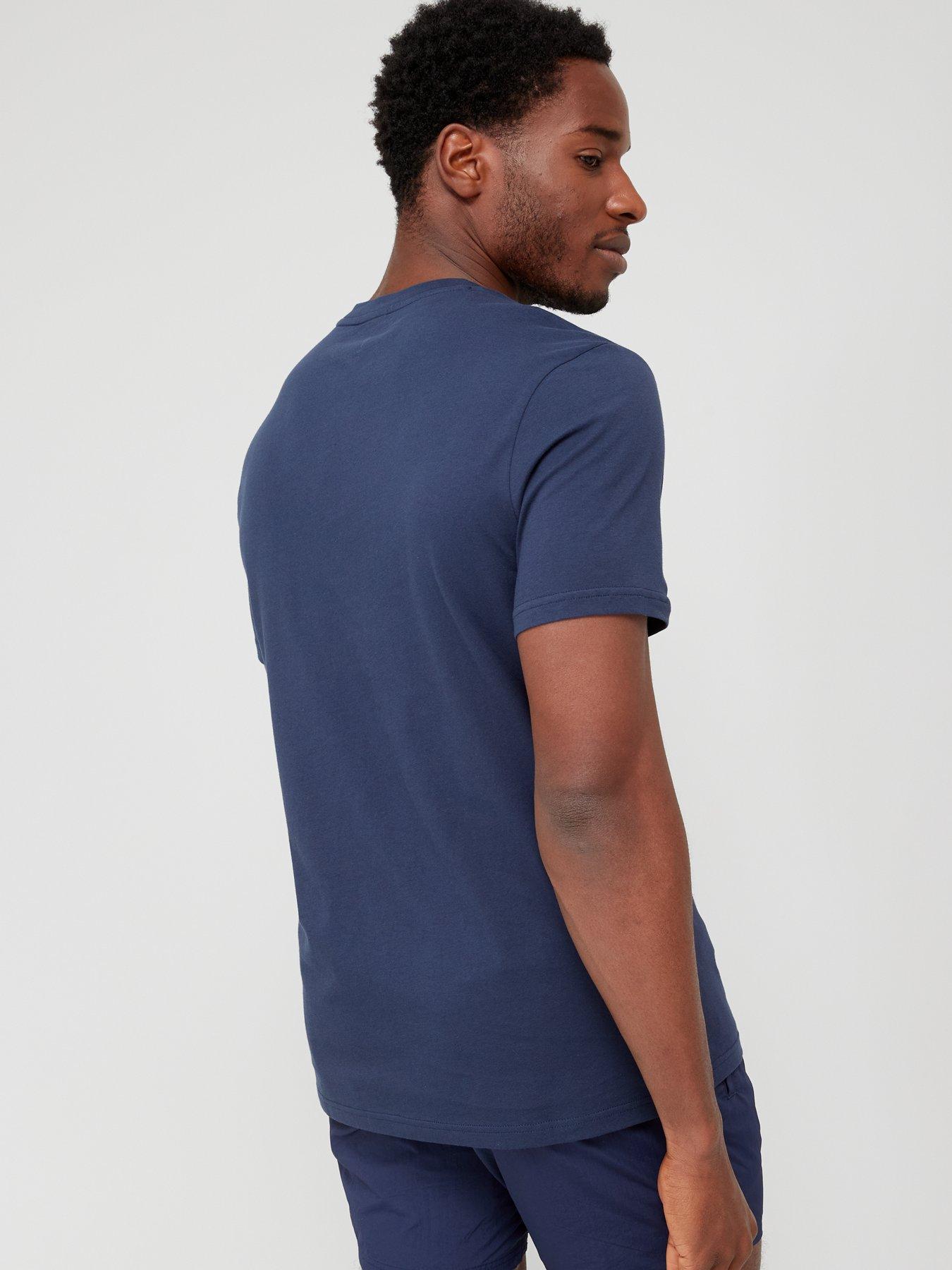 boss-regular-fit-t-shirt-navystillFront