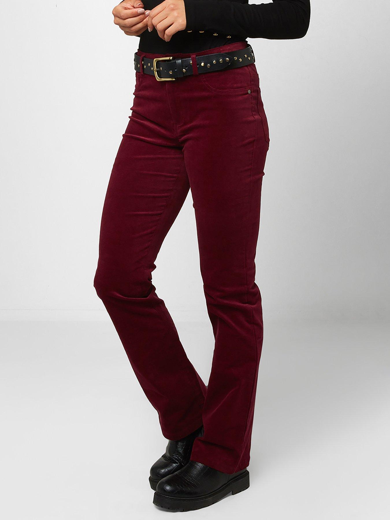 Image of Joe Browns Joe Browns Must Have Moleskin Trousers - Berry