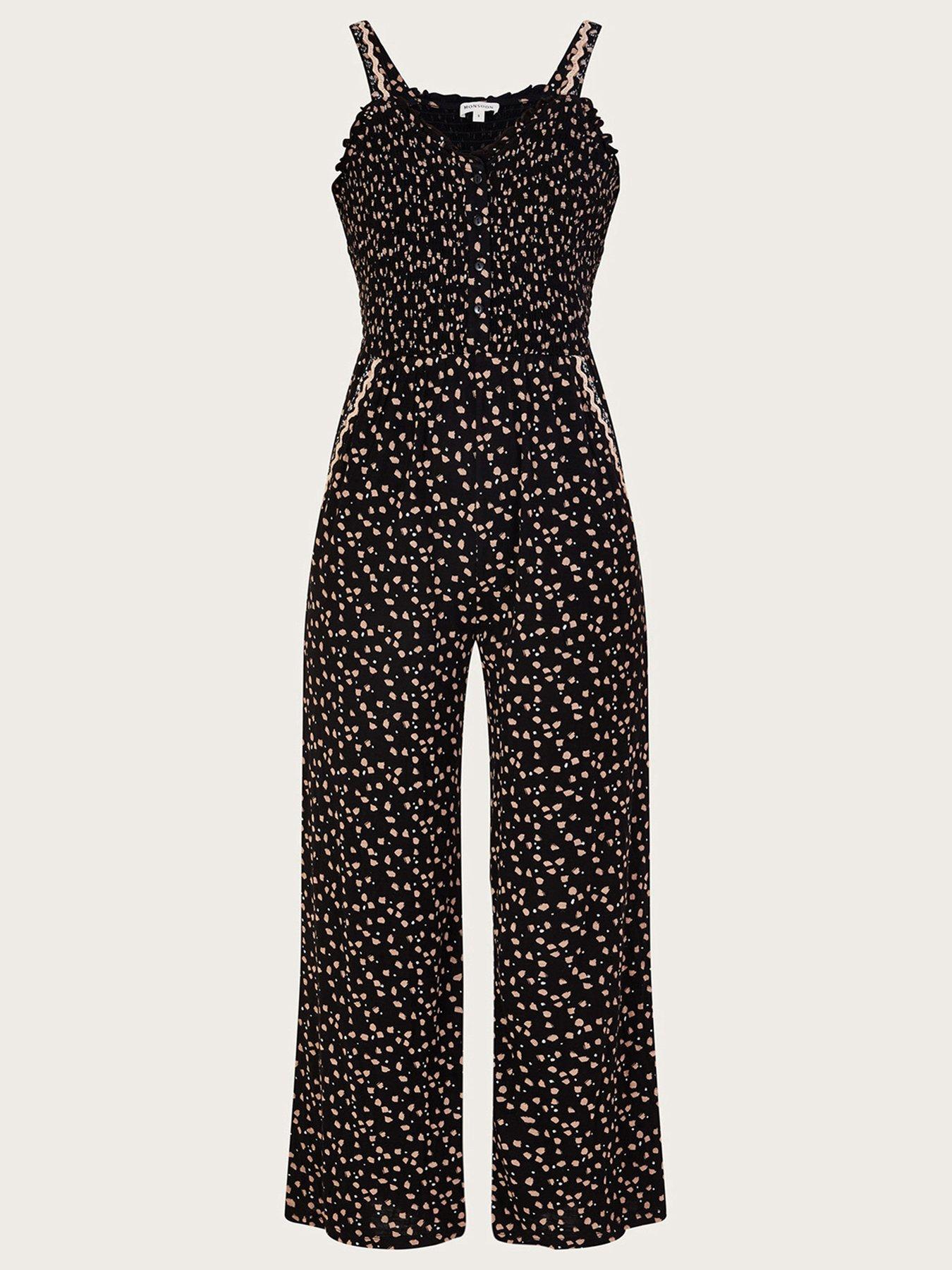 monsoon-dot-print-shirred-jumpsuitback