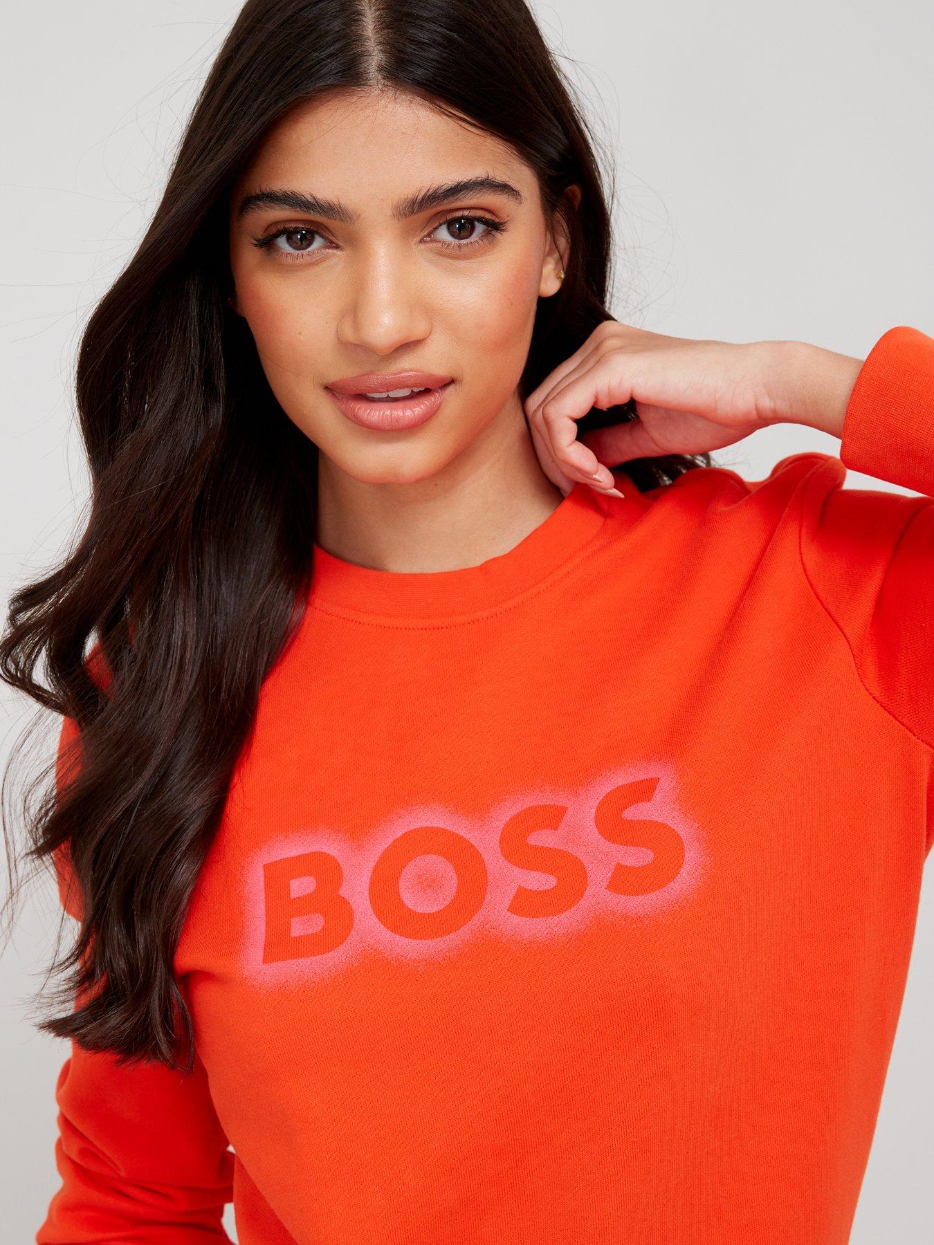 Orange hugo on sale boss jumper