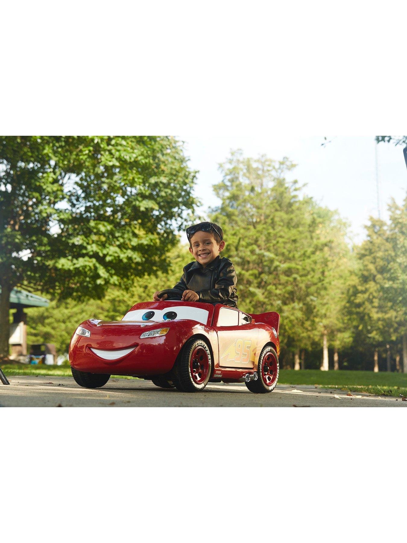 Image 6 of 8 of Disney Cars Huffy Disney Cars Lightning McQueen Car 6v