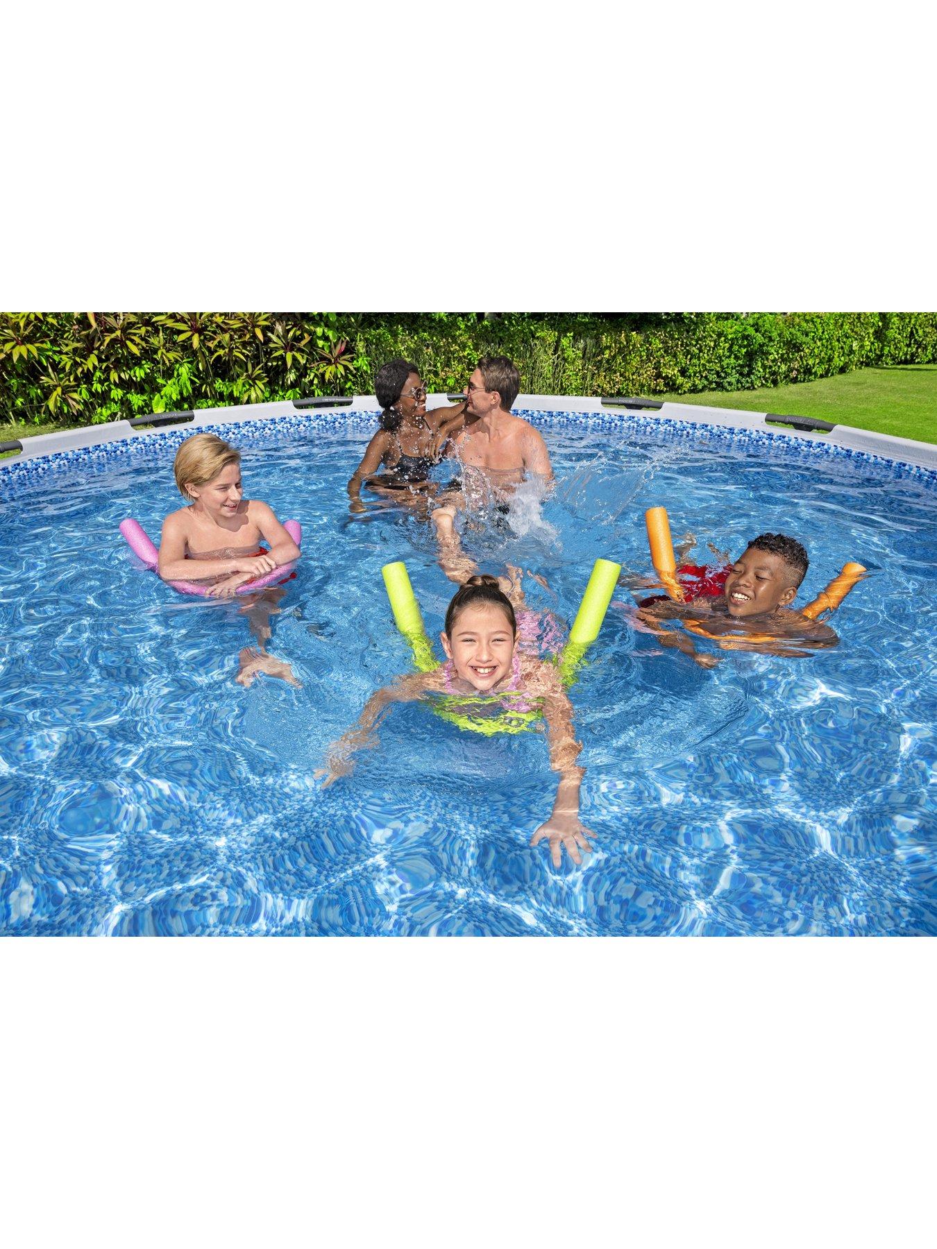 bestway-15ft-steel-pro-max-frame-pool-set-filter-pump-with-ladderback