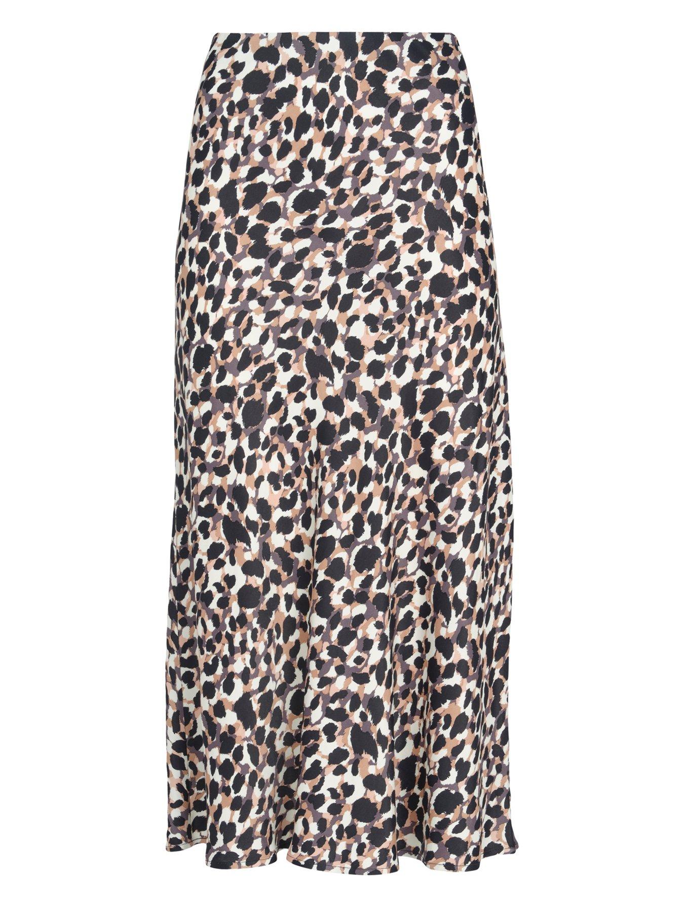 Mint velvet animal 2025 print midi skirt