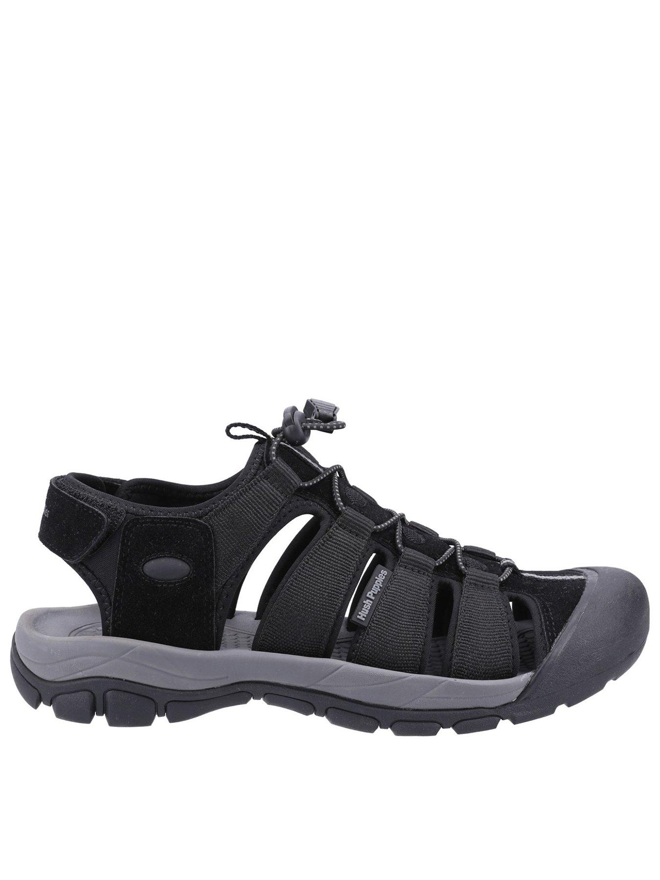 Image 1 of 4 of Hush Puppies Peru Sandal - Black