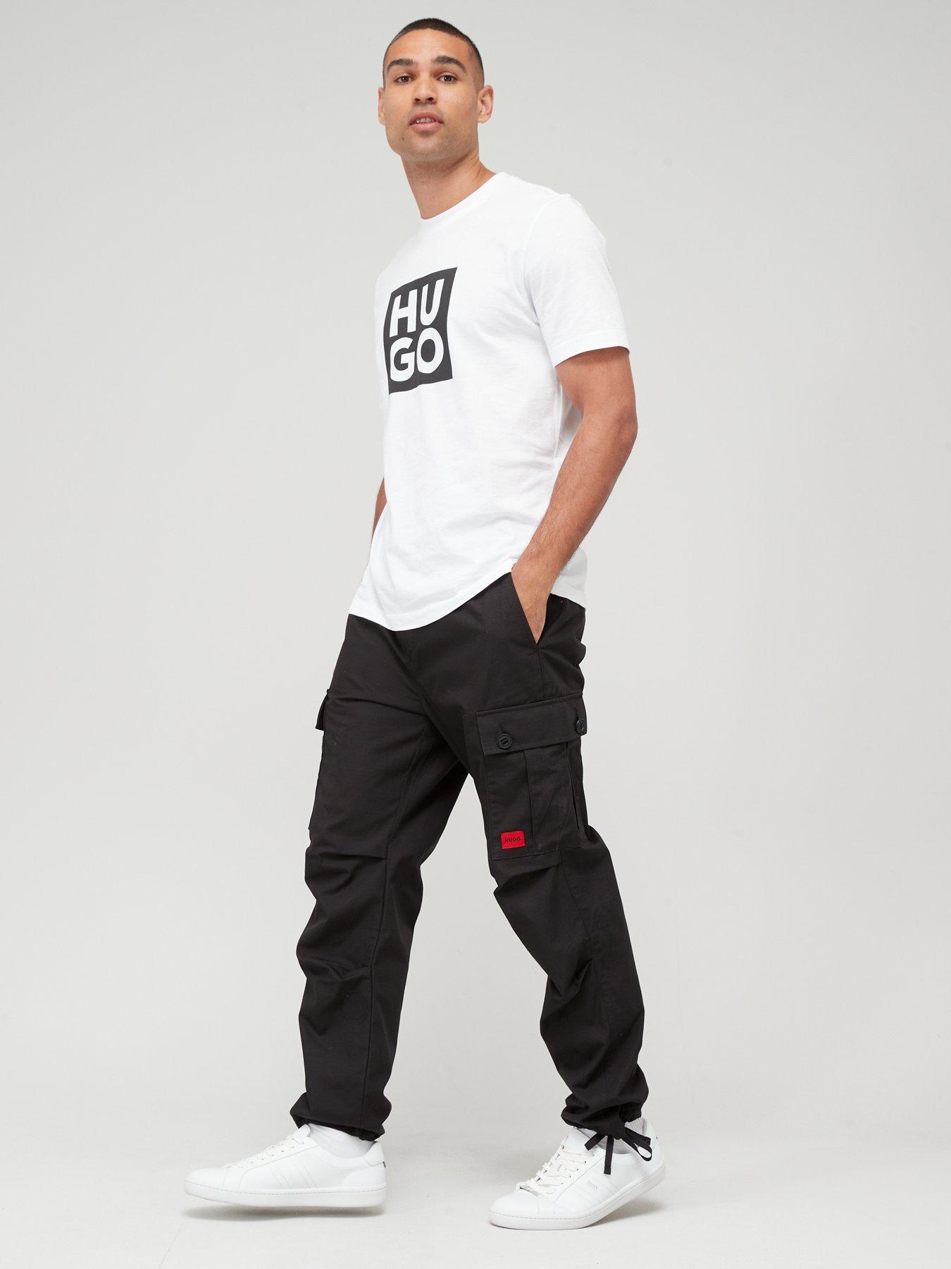 Image 3 of 5 of HUGO Garlo233 Regular Fit Cargo Pants - Black