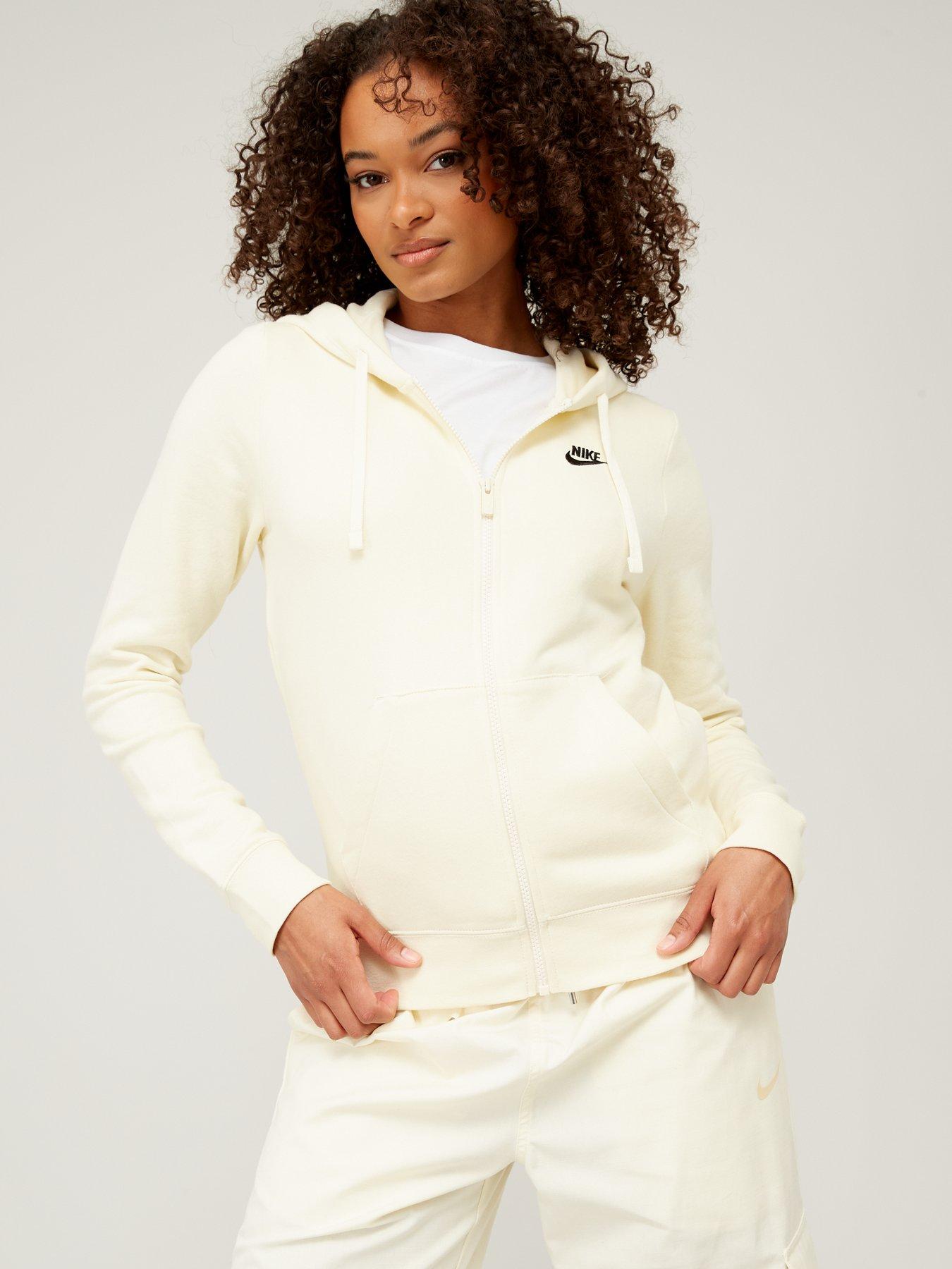 NSW Club Fleece Zip Up Hoodie Cream