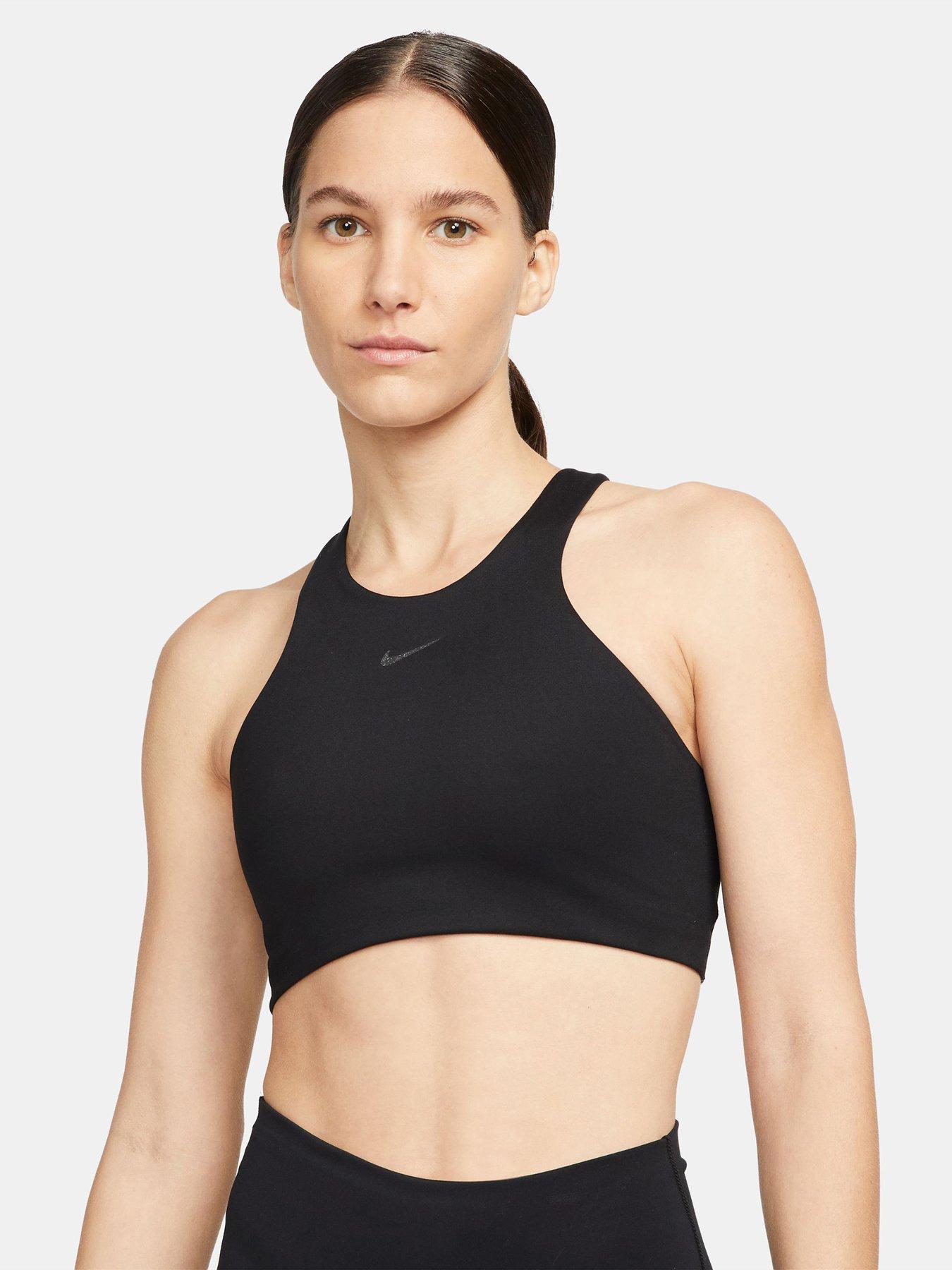 Black Nike Alate Sports Bras.