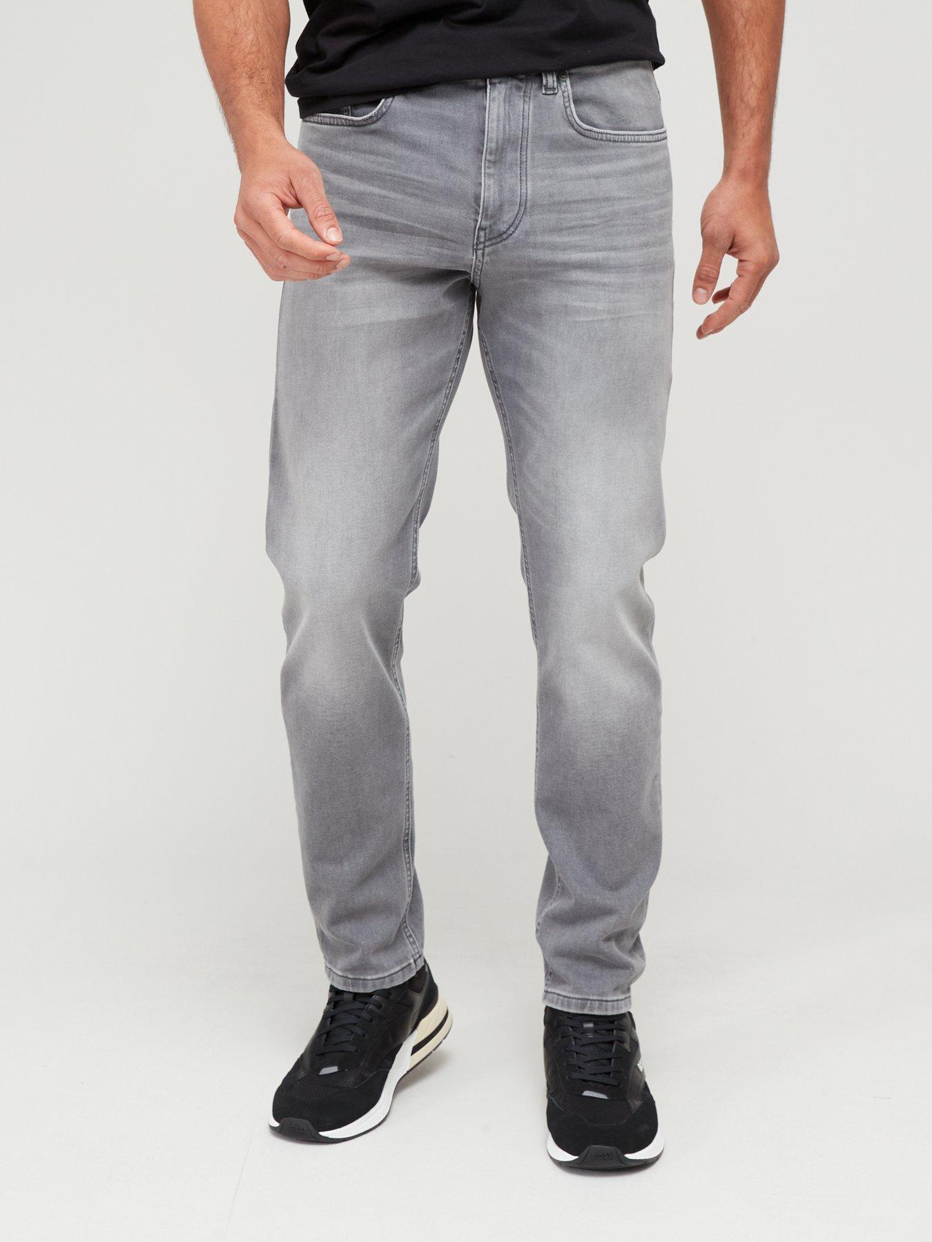 Boss taber clearance stretch tapered jeans