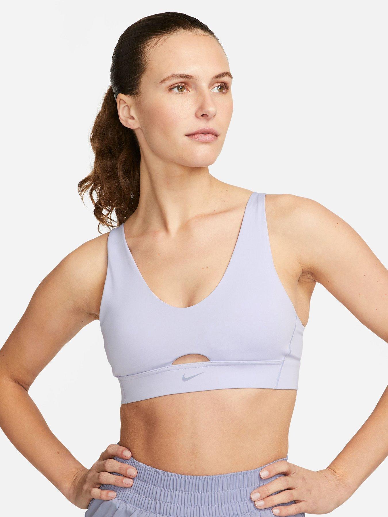 Plunge Sports Bra, Grey