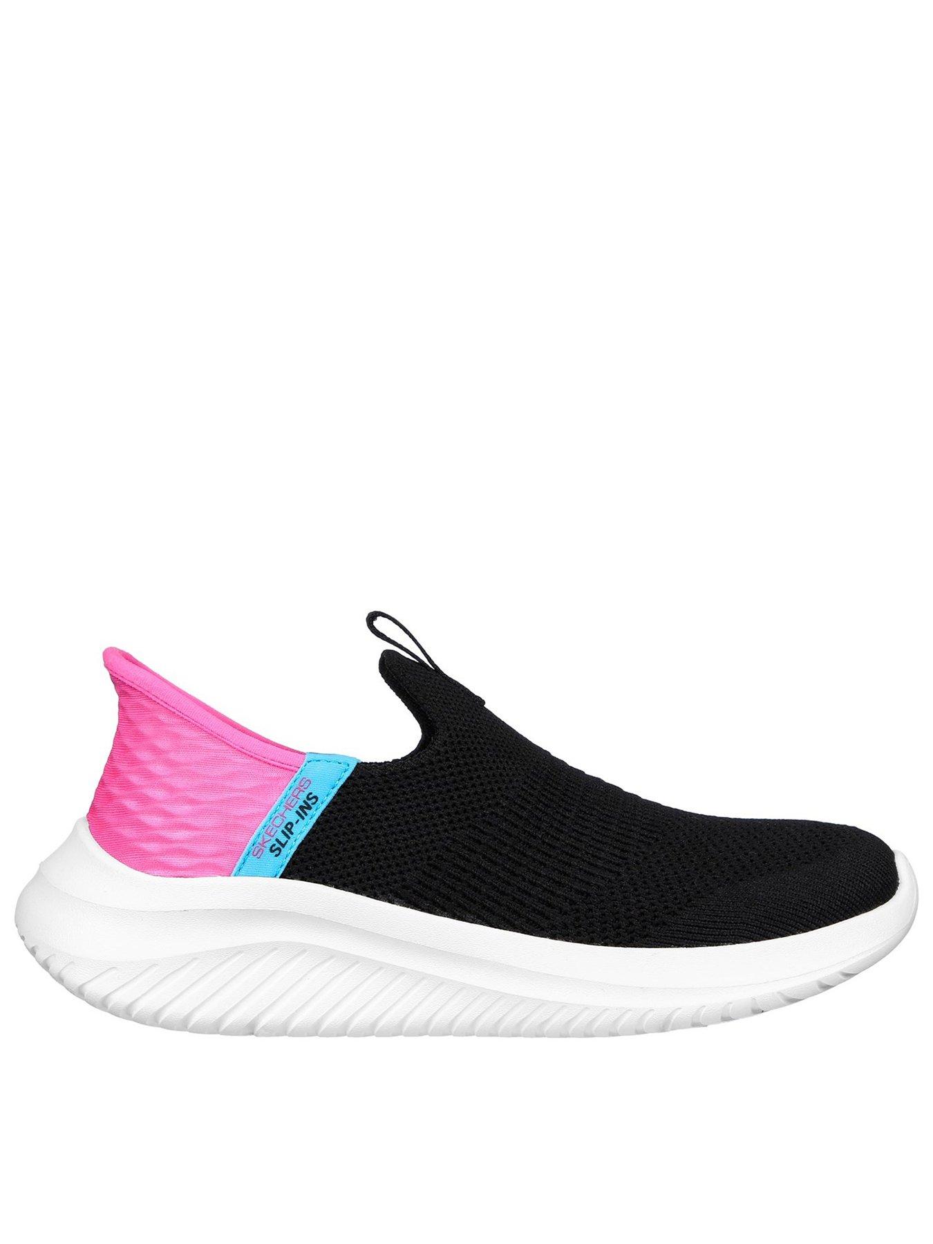 Skechers ultra flex rainbow brightful day slip on trainer sale