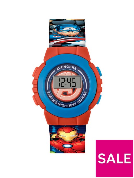 marvel-avengers-disneynbspred-amp-blue-character-print-digital-watch